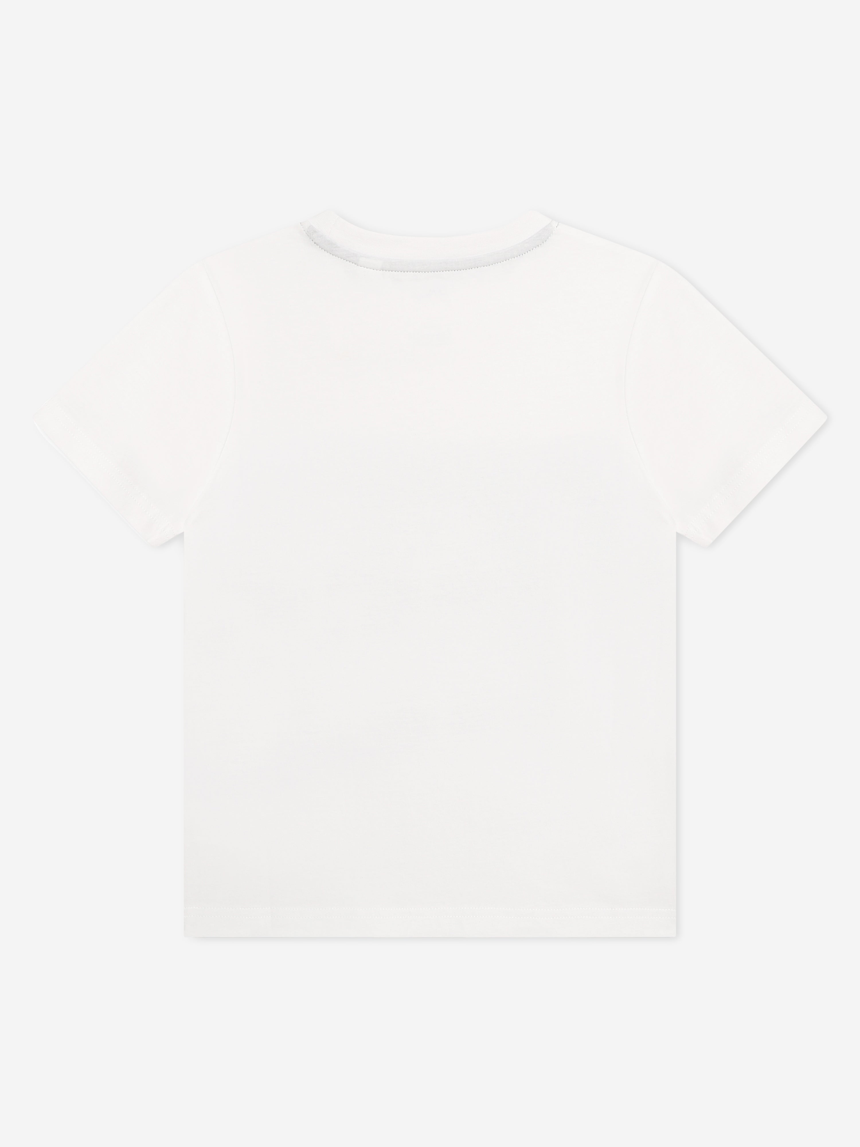 Timberland Boys Logo Print T-Shirt in White