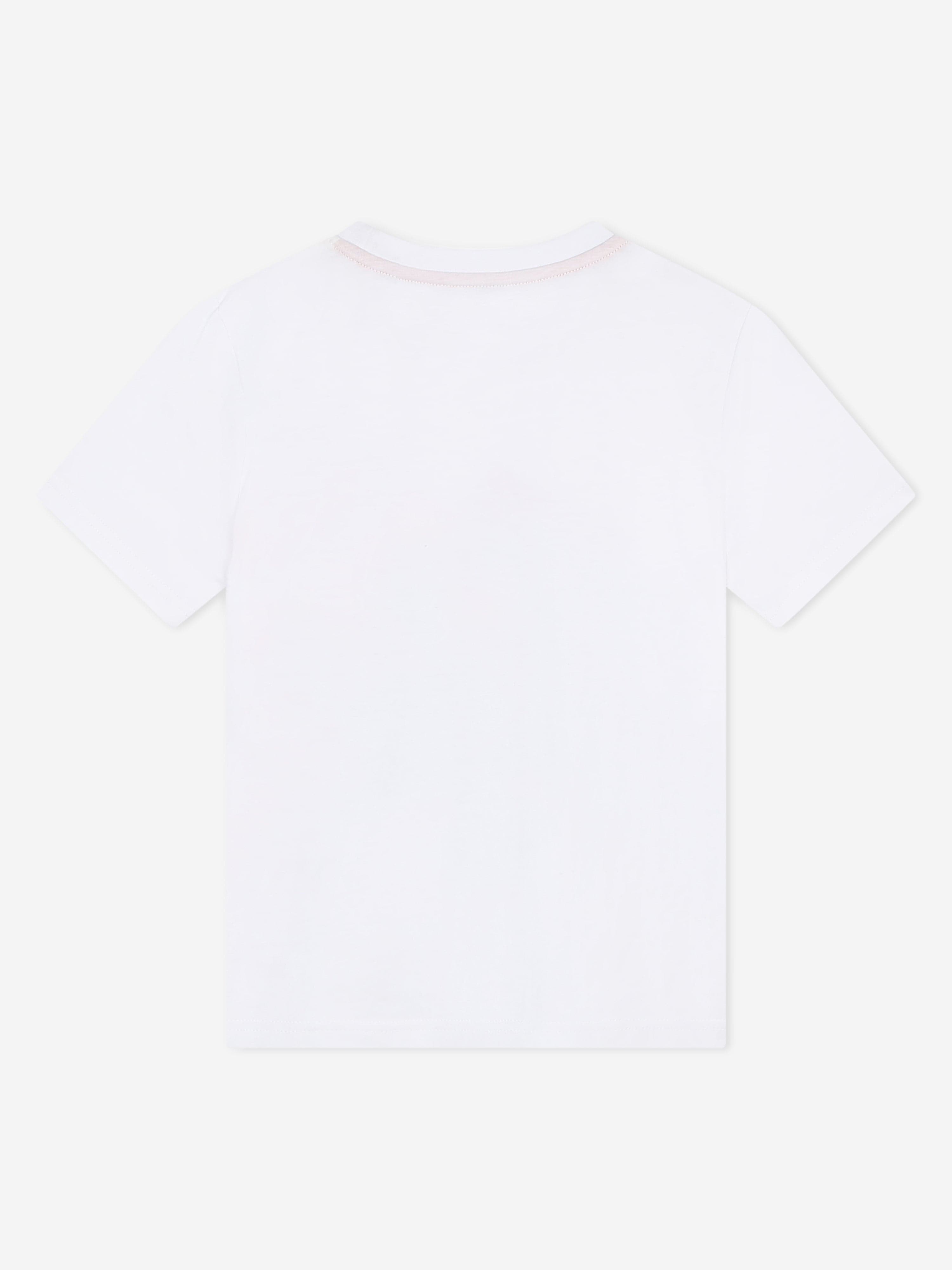 Timberland Boys 3D Logo T-Shirt in White