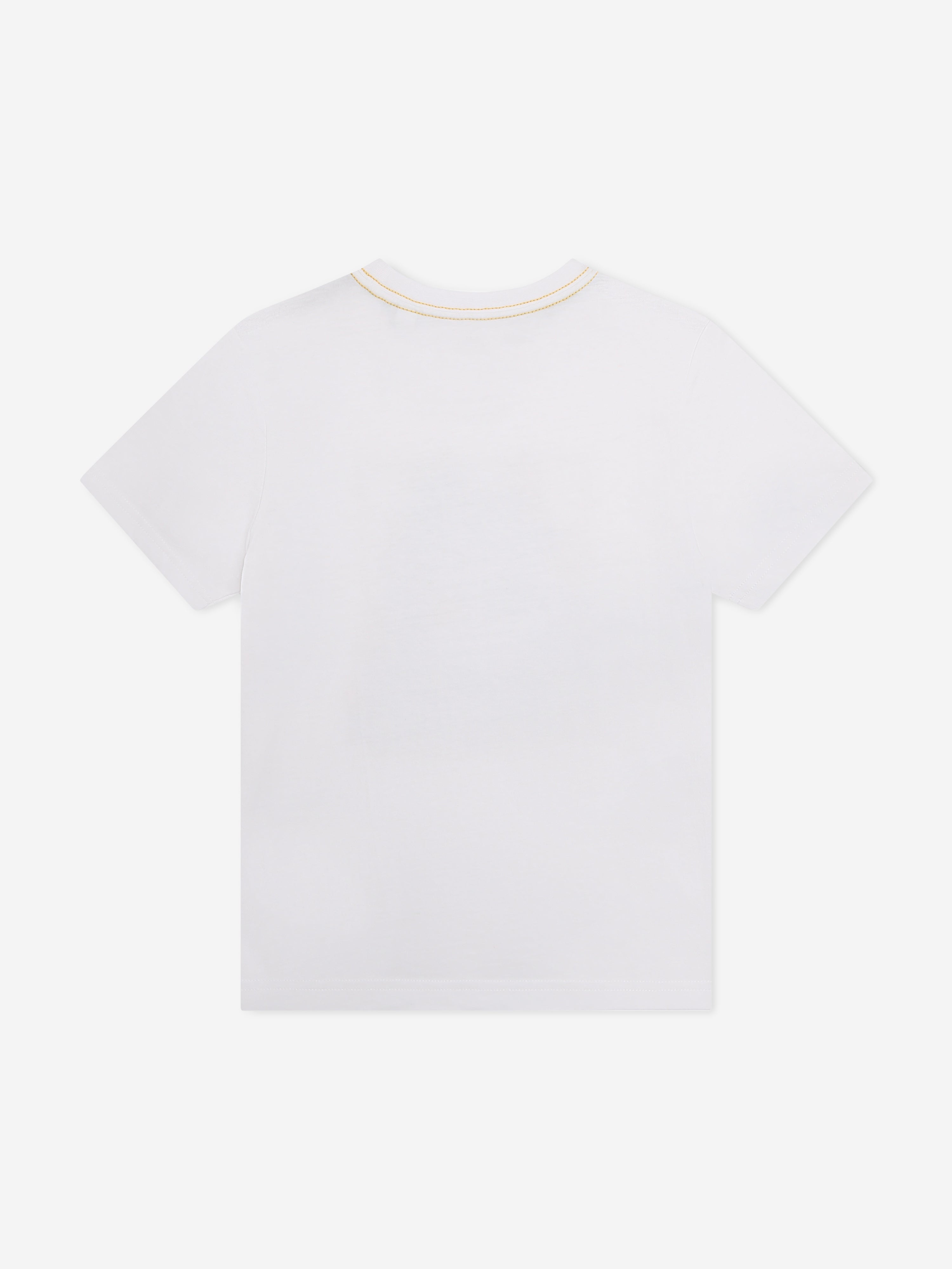 Timberland Boys Logo Print T-Shirt in White