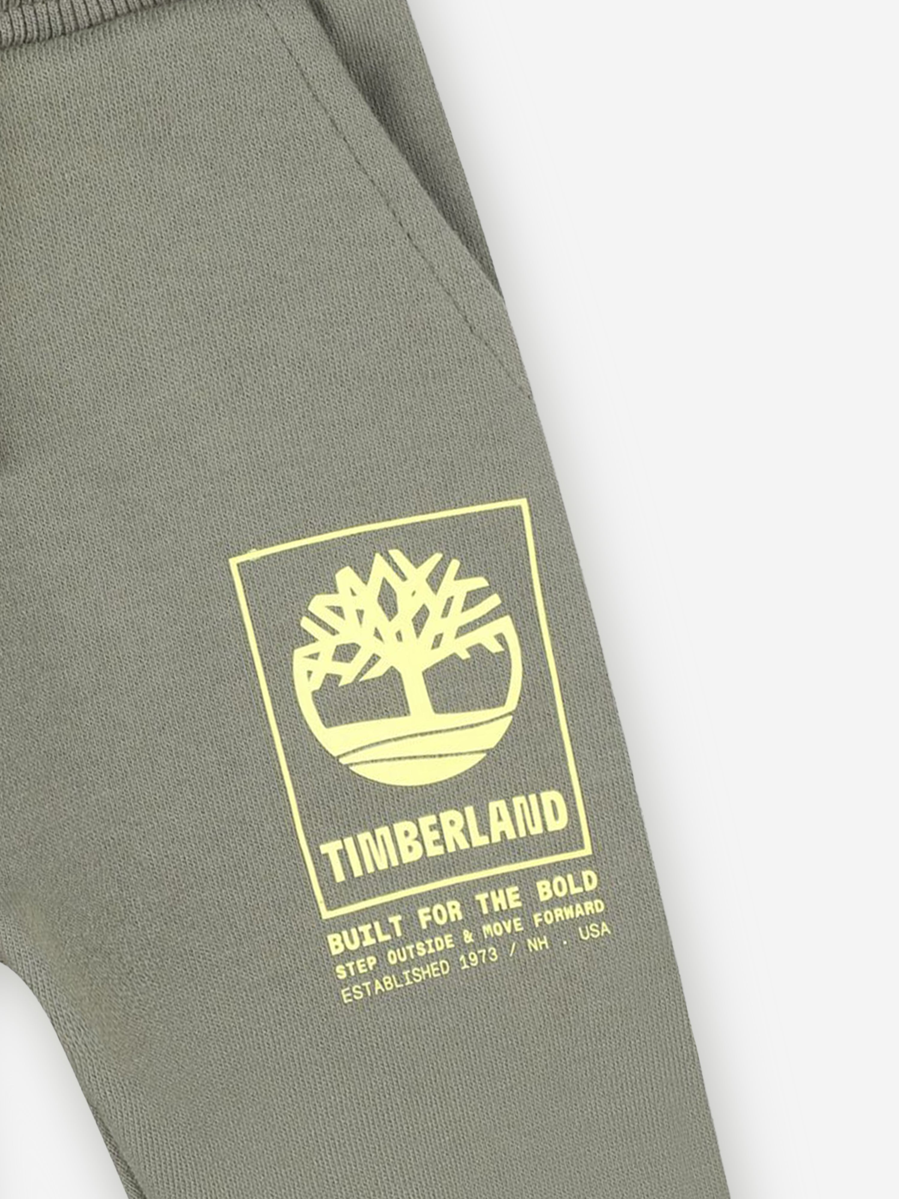 Timberland Baby Boys Logo Print Joggers in Green