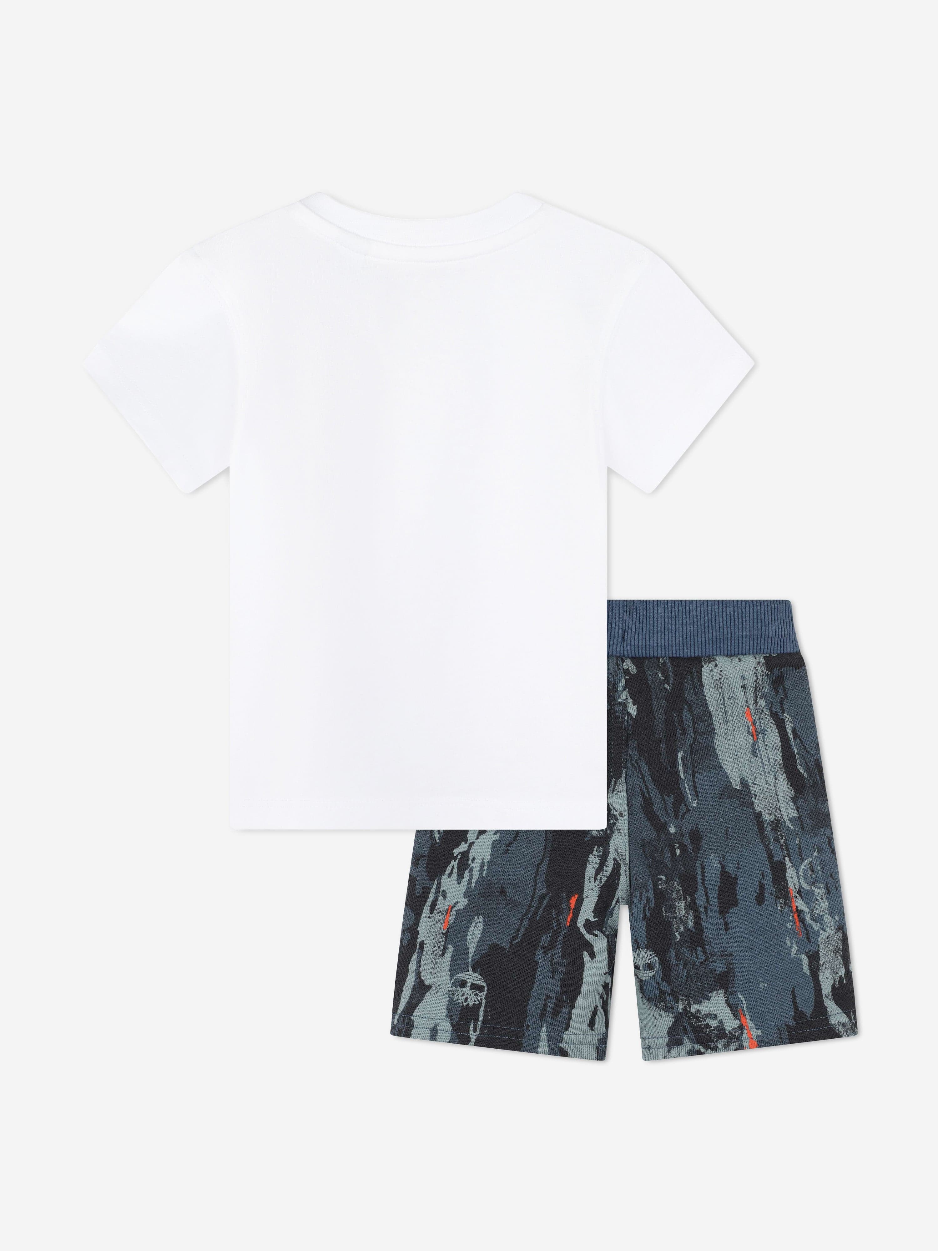 Timberland Baby Boys T-Shirt And Shorts Set in White