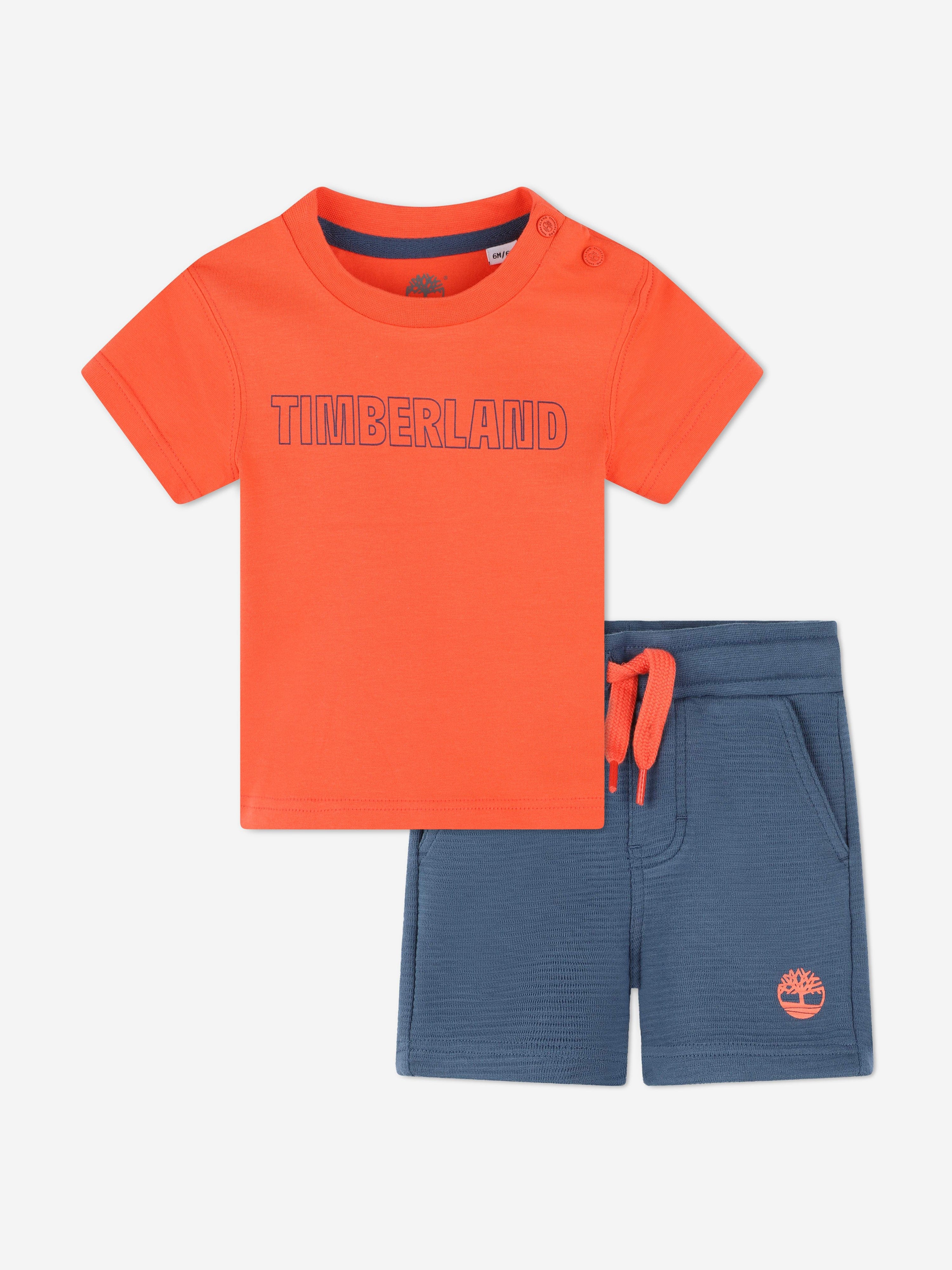 Timberland Baby Boys T-Shirt And Shorts Set in Multicolour