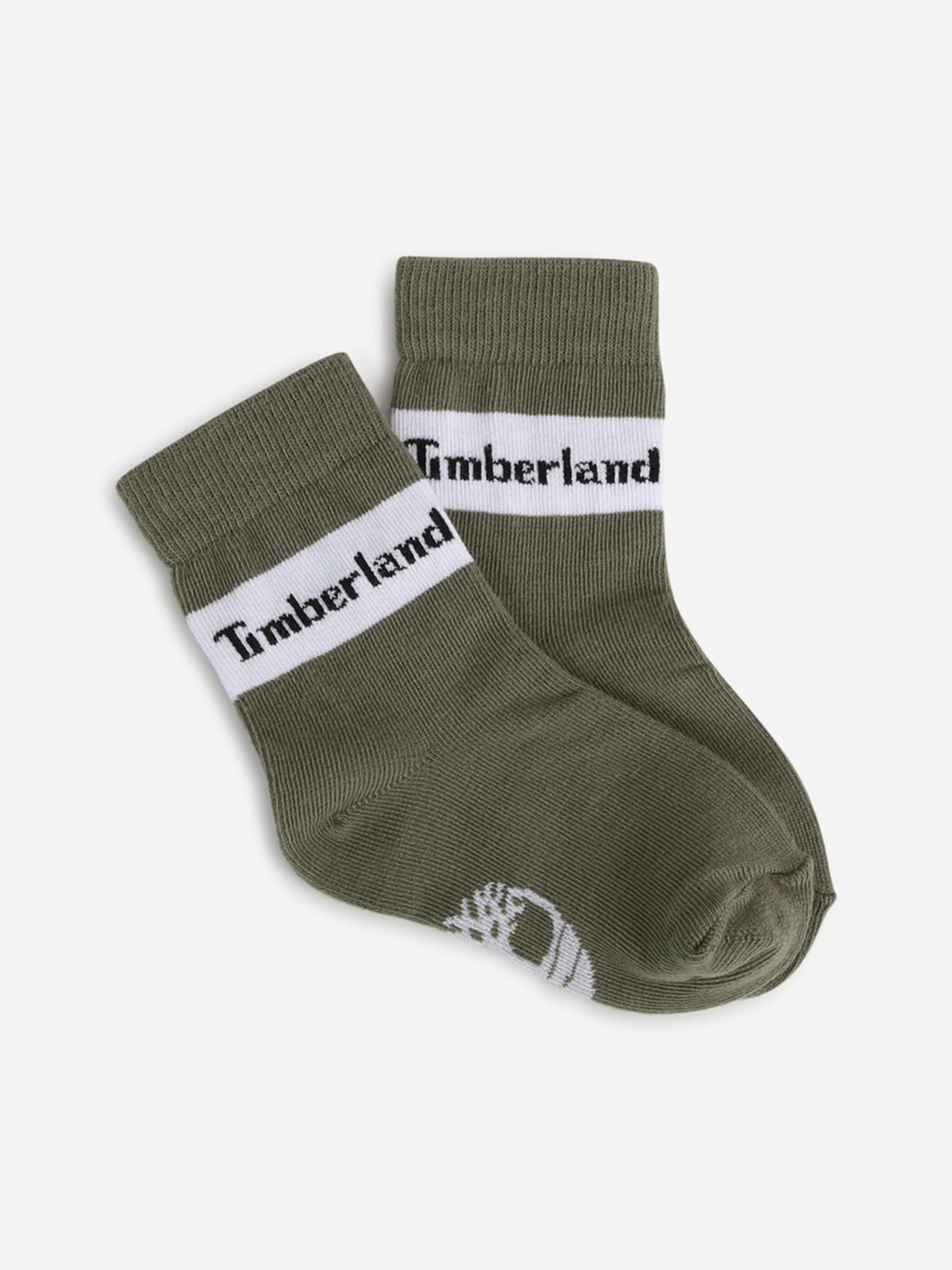 Timberland Baby Boys Socks Set in Green (3 Pairs)