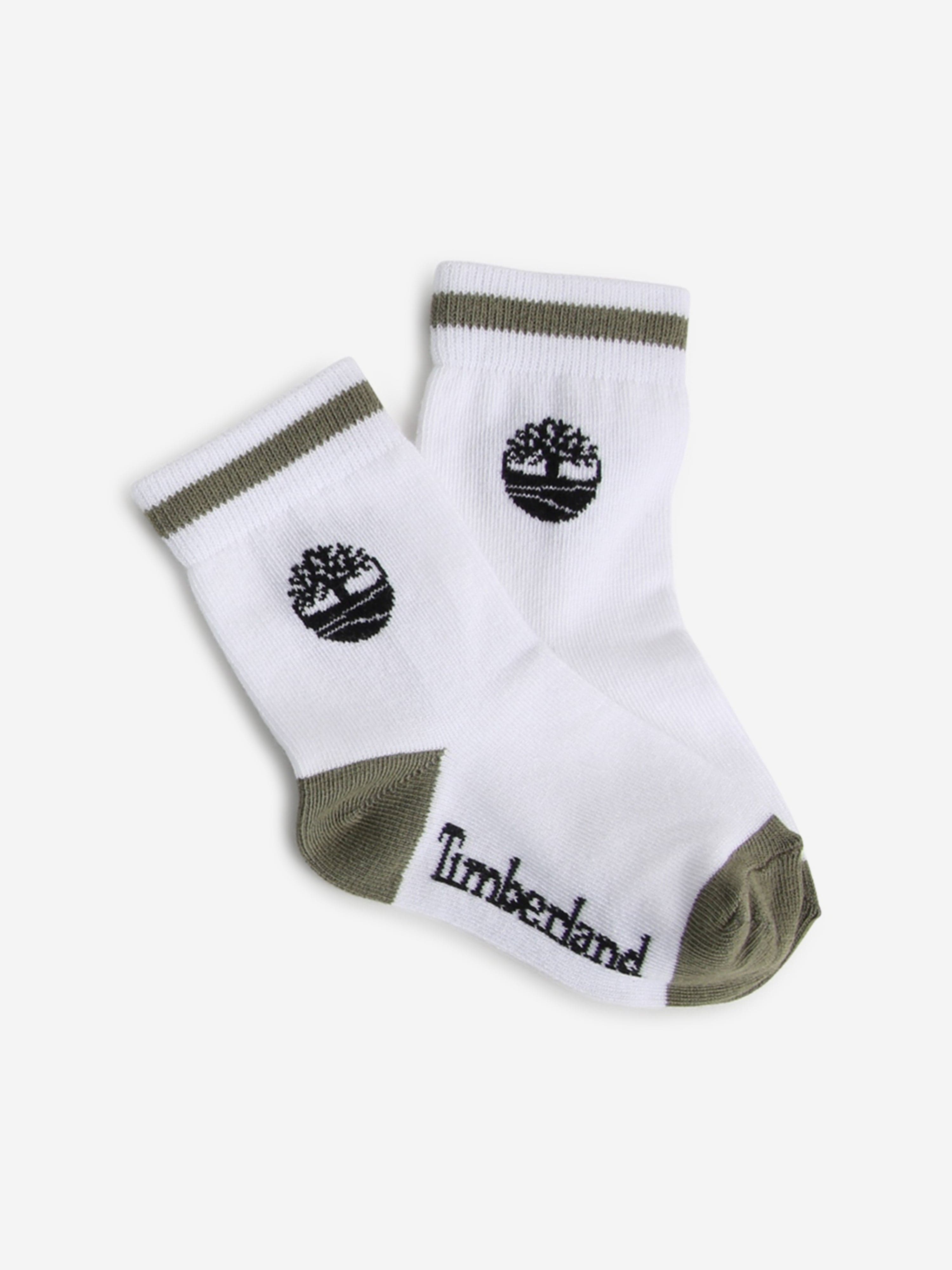 Timberland Baby Boys Socks Set in Green (3 Pairs)