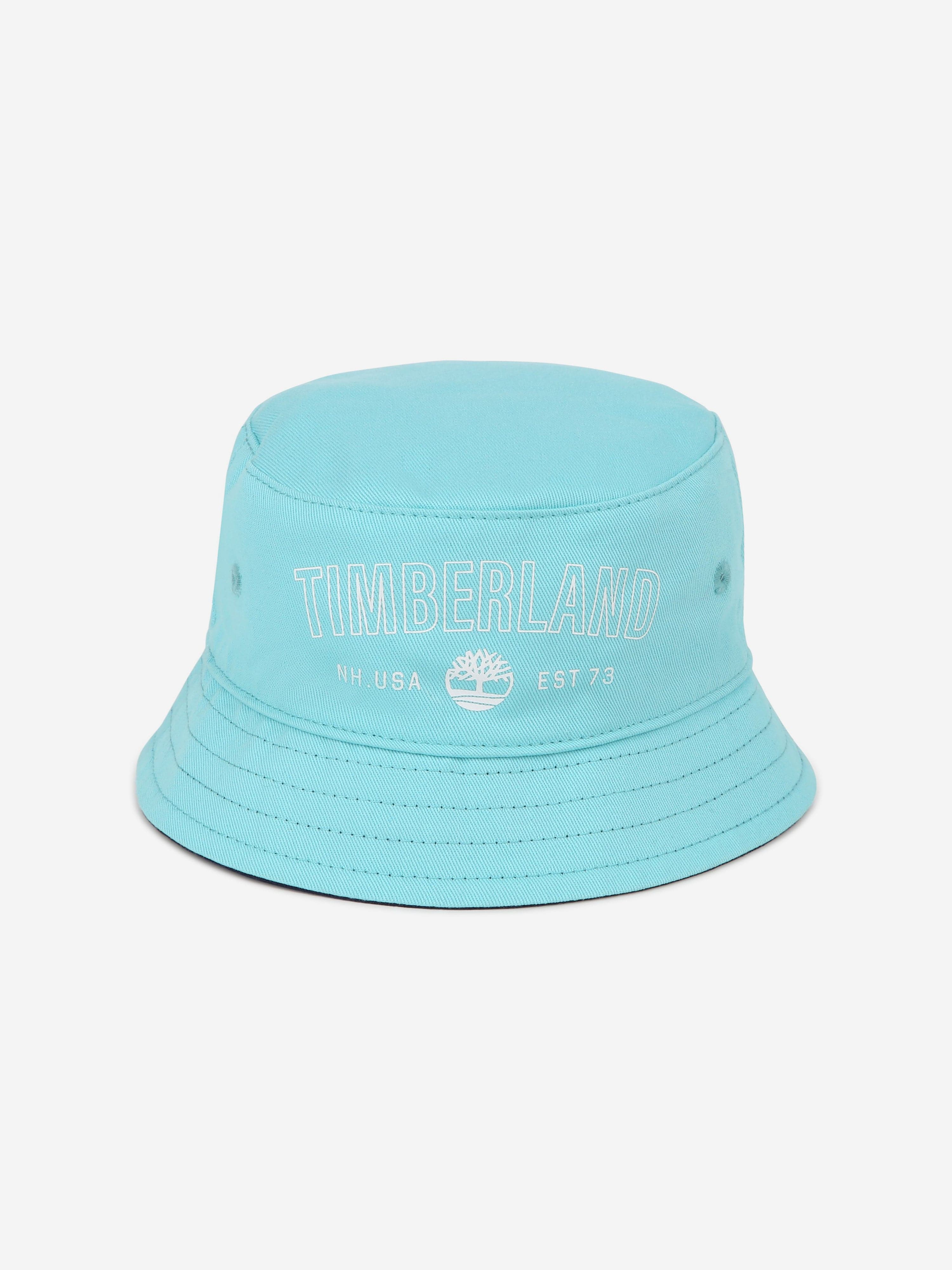 Timberland Baby Boys Reversible Bucket Hat in Navy