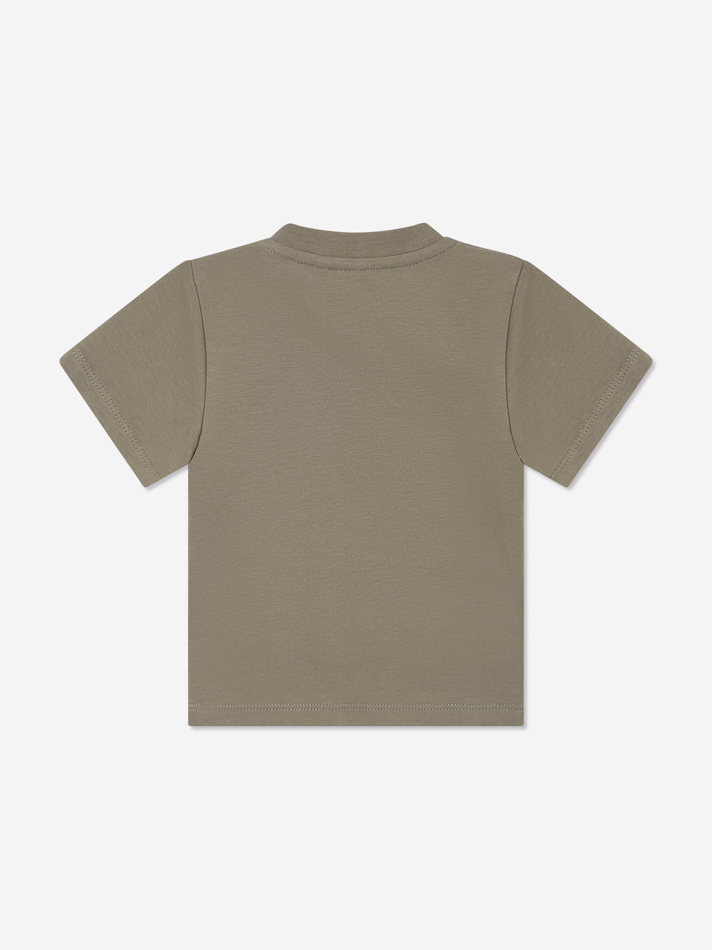 Timberland Baby Boys Logo Print T-Shirt in Green