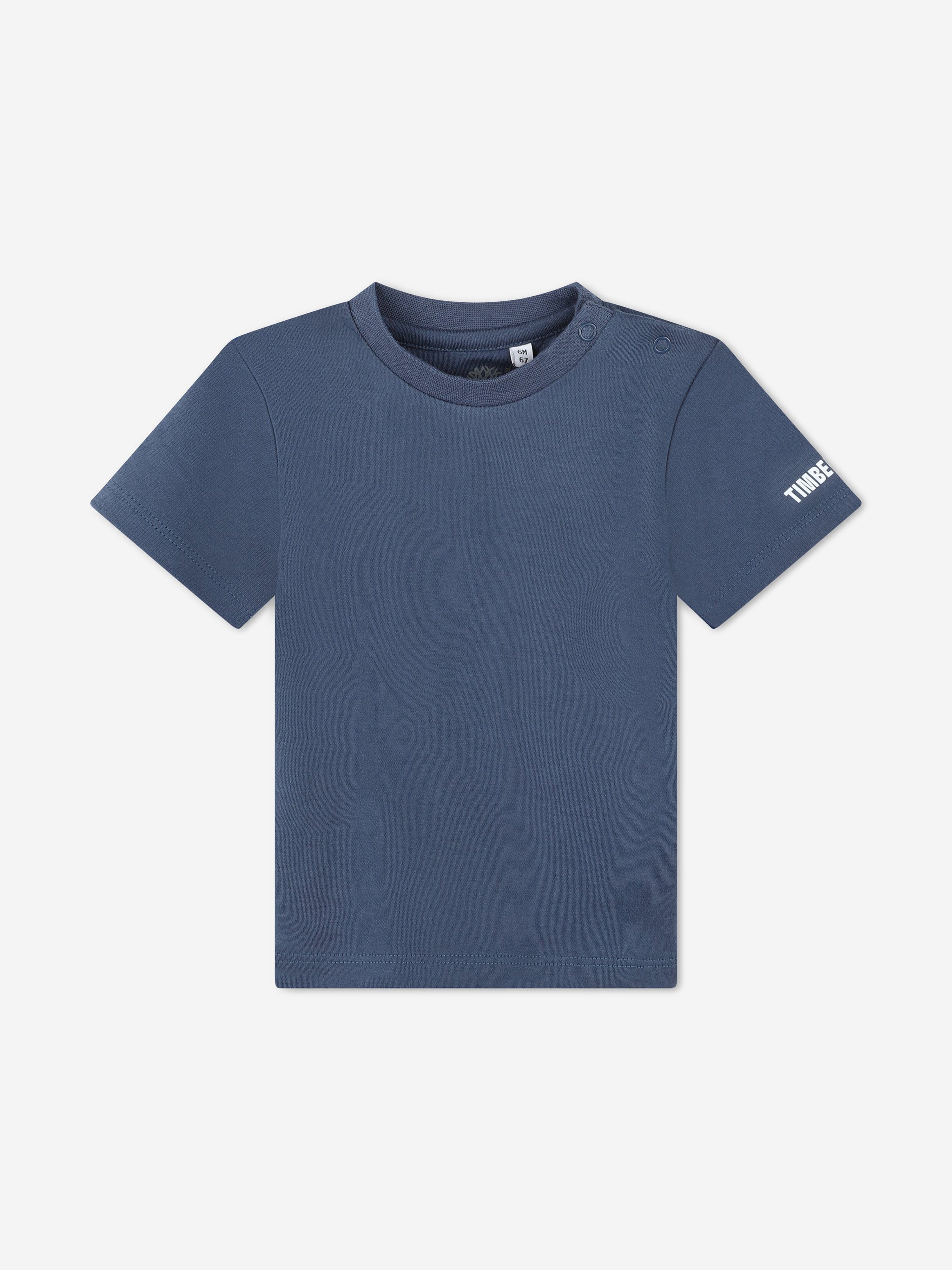 Timberland Baby Boys T-Shirt And Dungaree Set in Blue