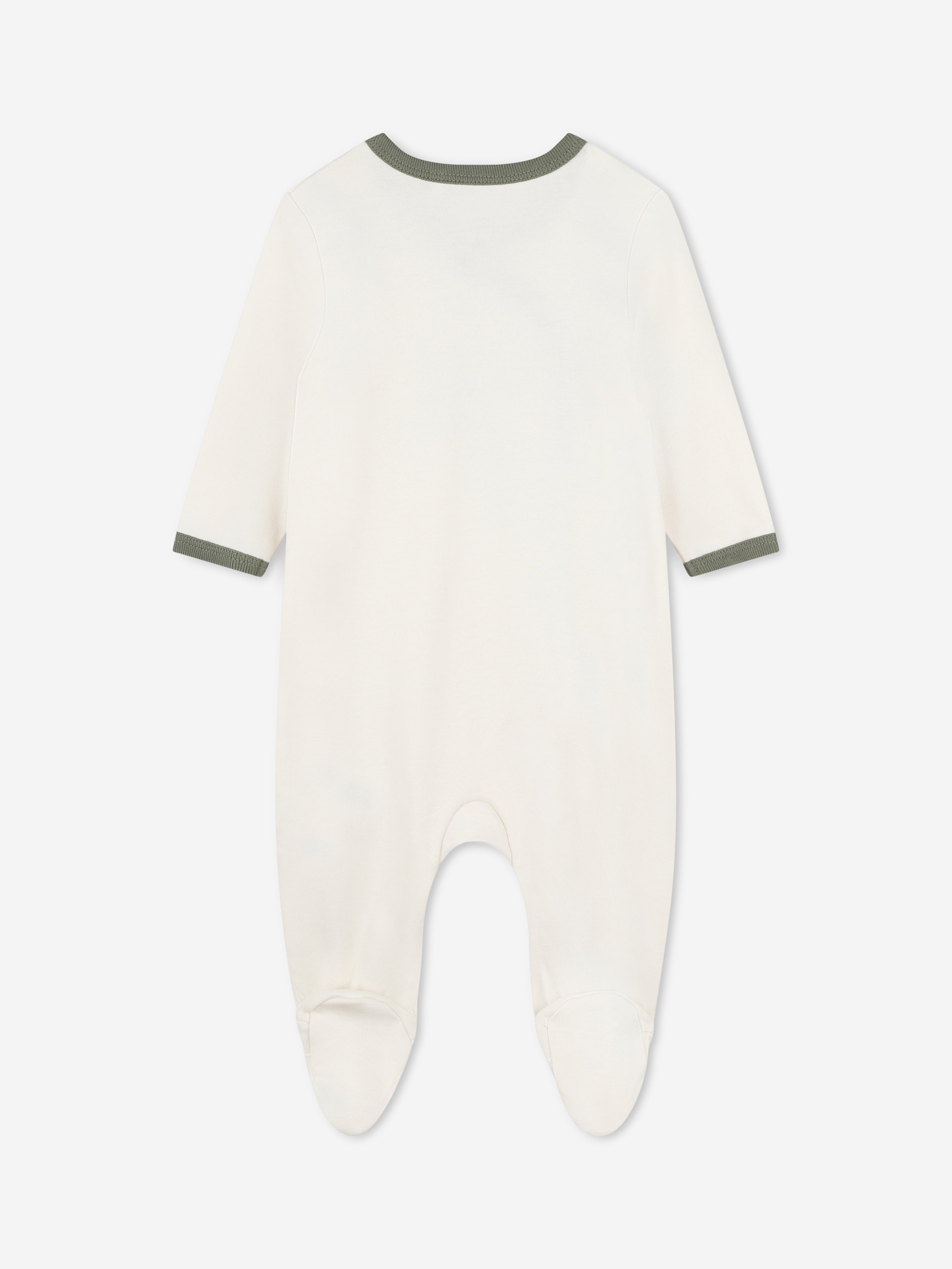 Timberland Baby Boys Logo Babygrow With A Gift Box in Ivory