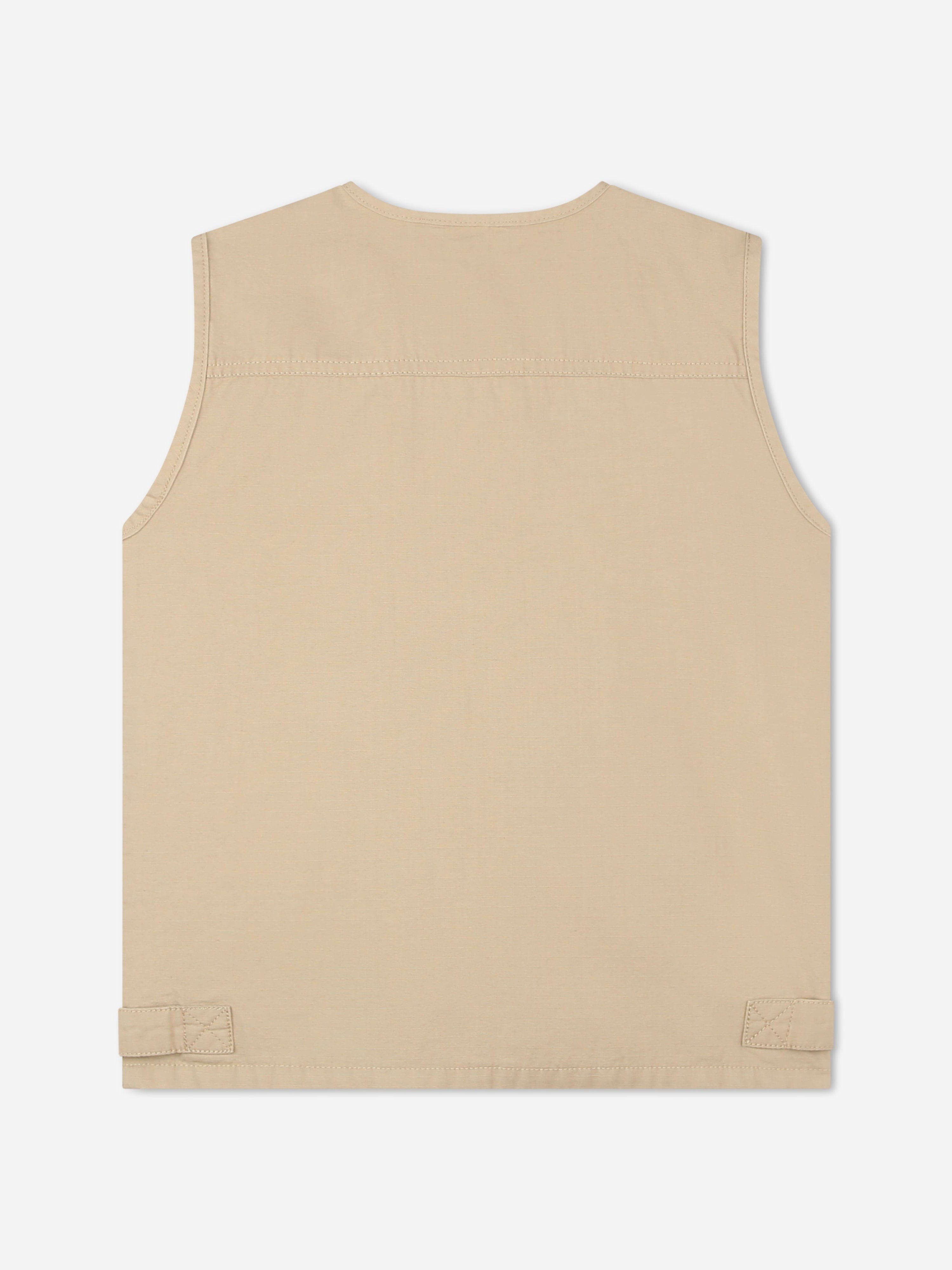 Timberland Boys Multipocket Gilet in Beige