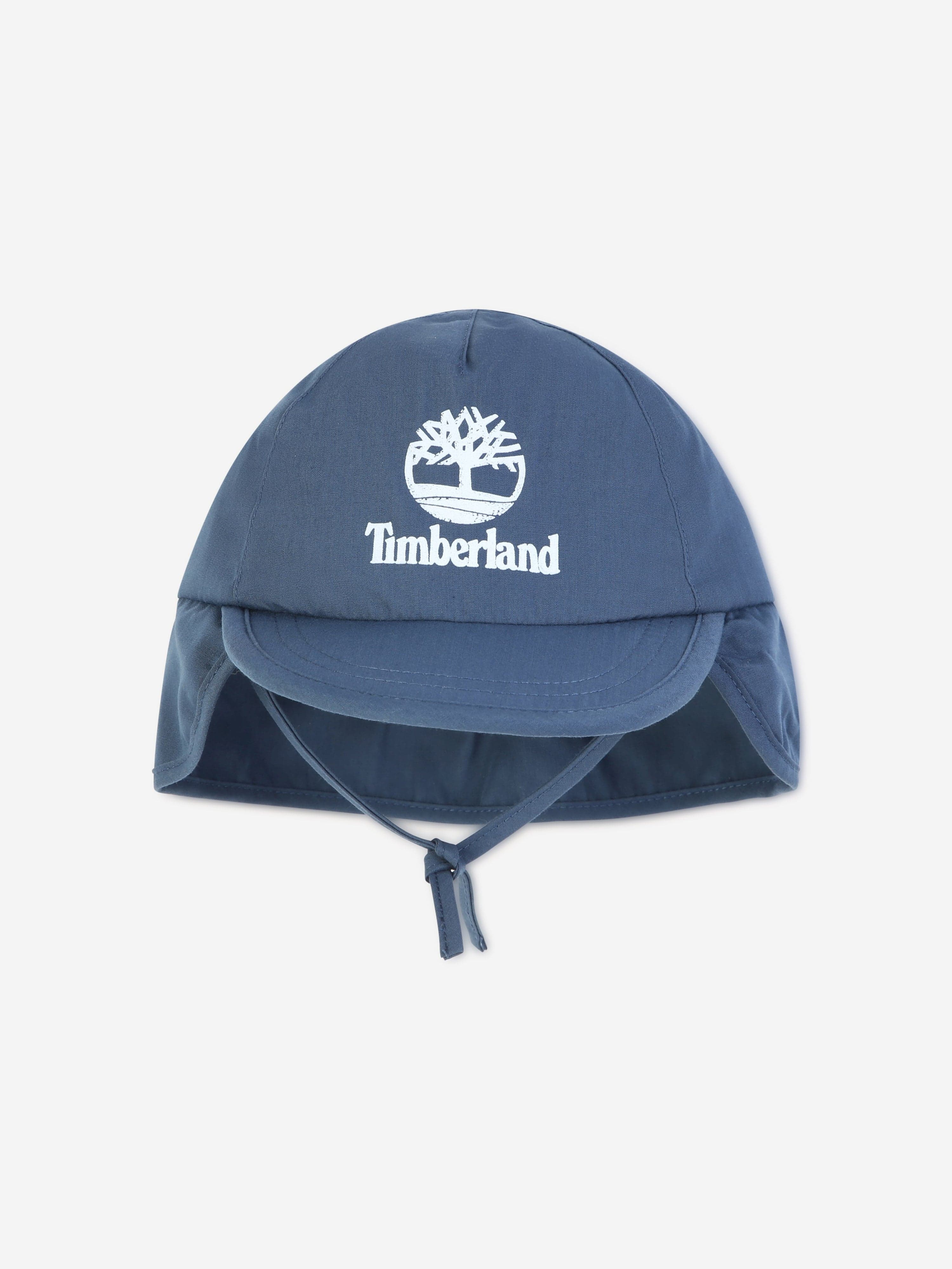 Timberland Baby Boys Anti-UV Treatment Cap in Blue