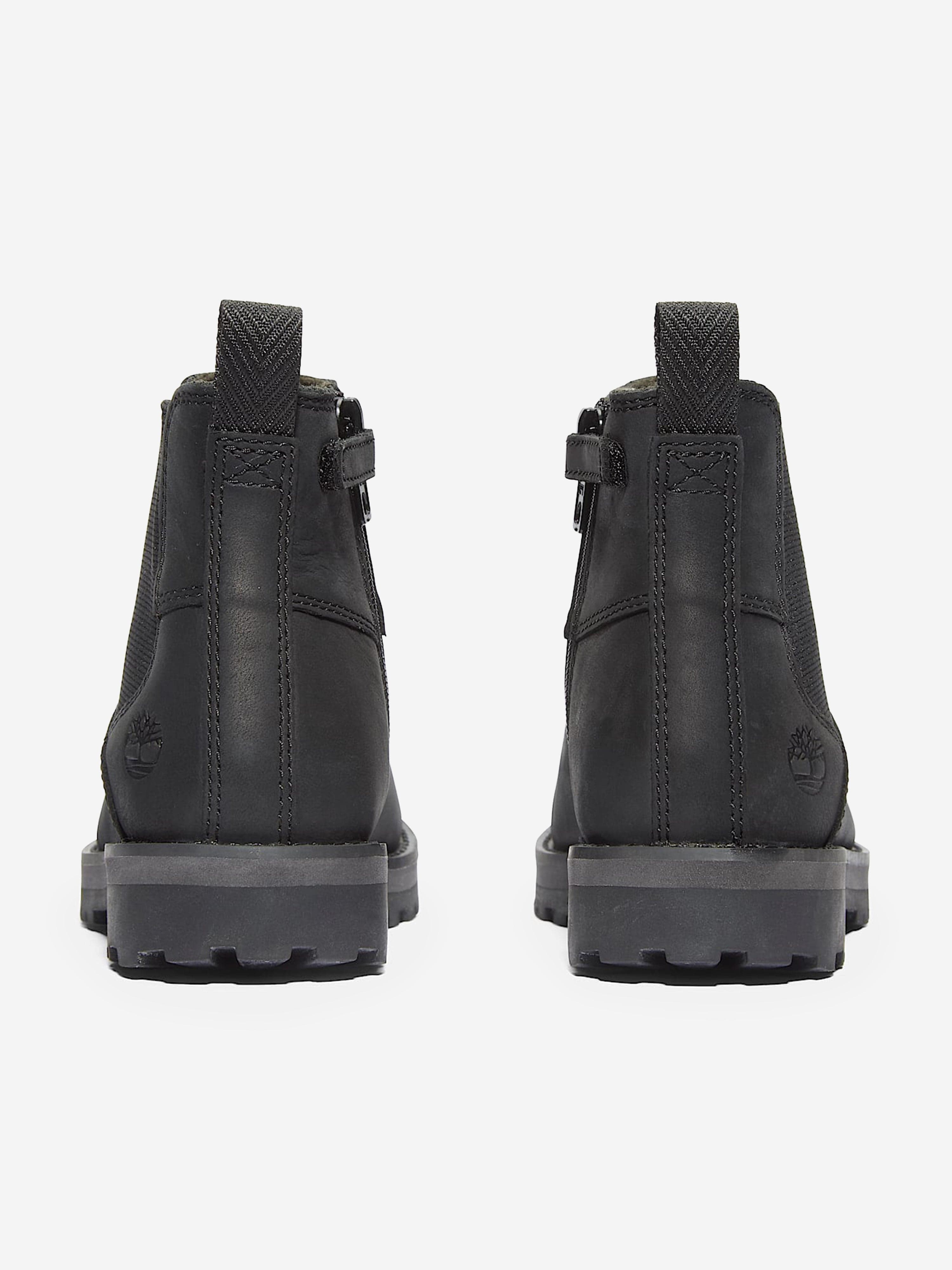 Timberland Kids Courma Mid Chelsea Boots in Black