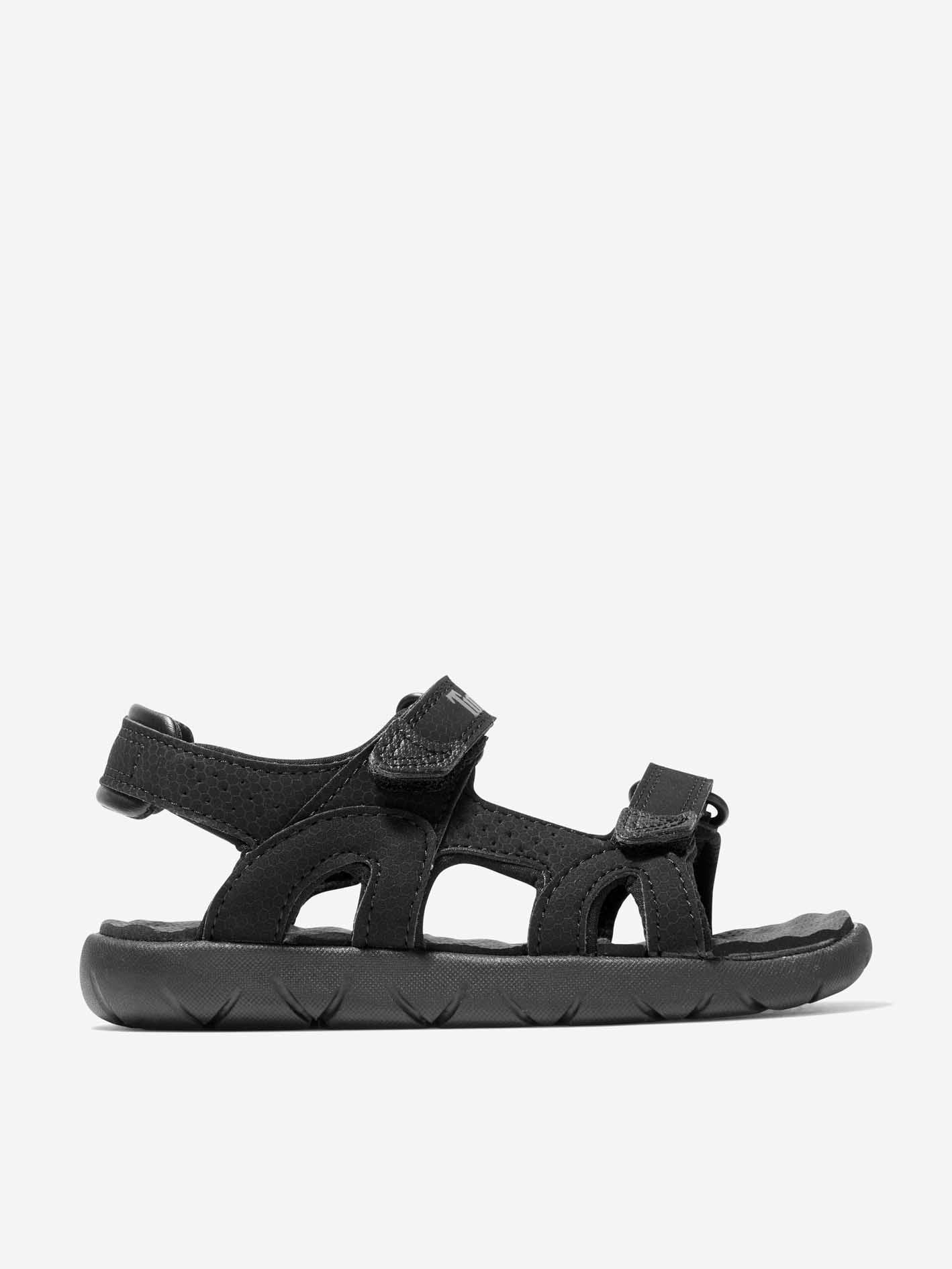 Timberland Boys Faux Leather Perkins Row Strap Sandals