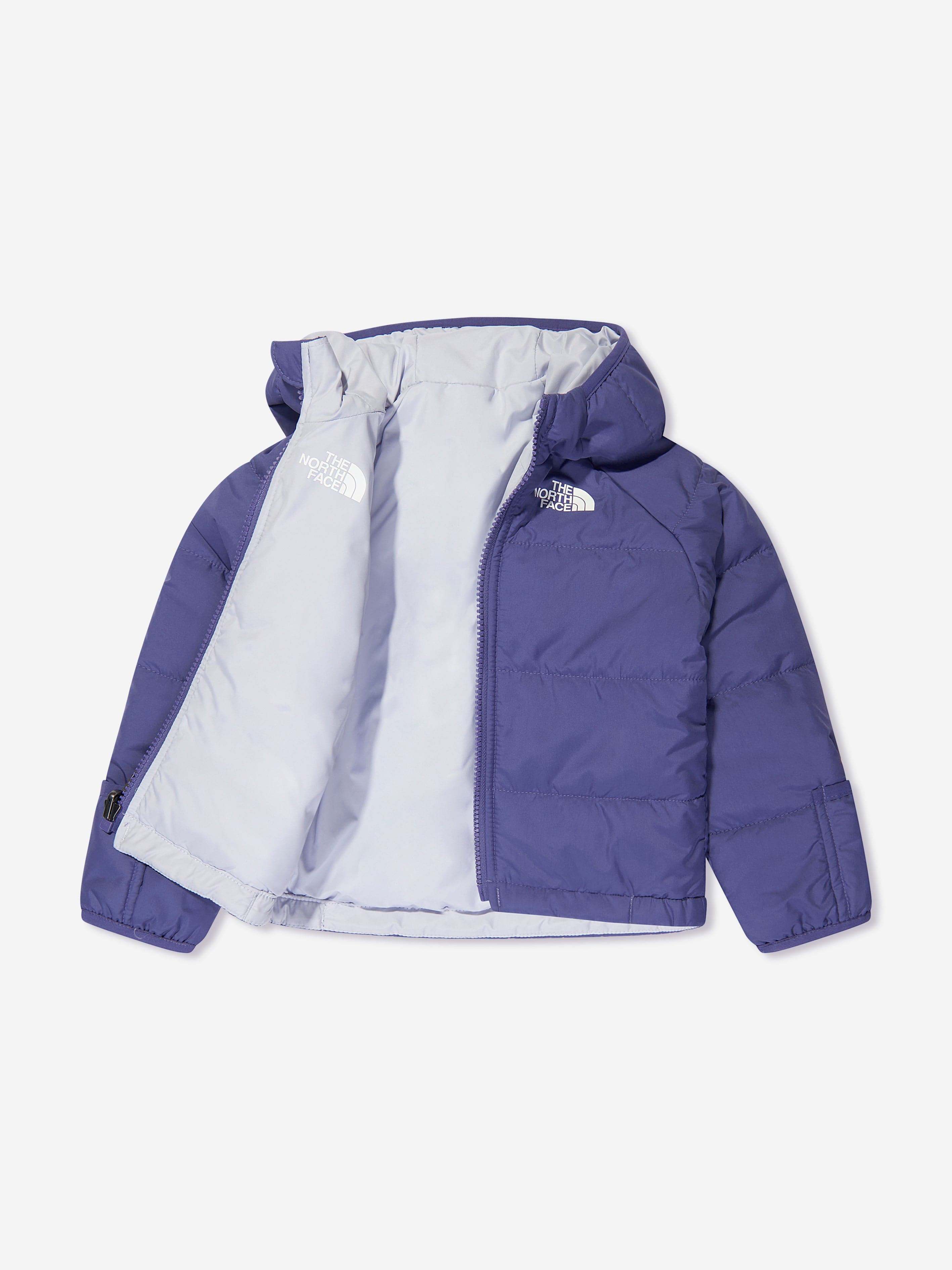 The North Face Baby Reversible Perrito Hooded Jacket in Blue