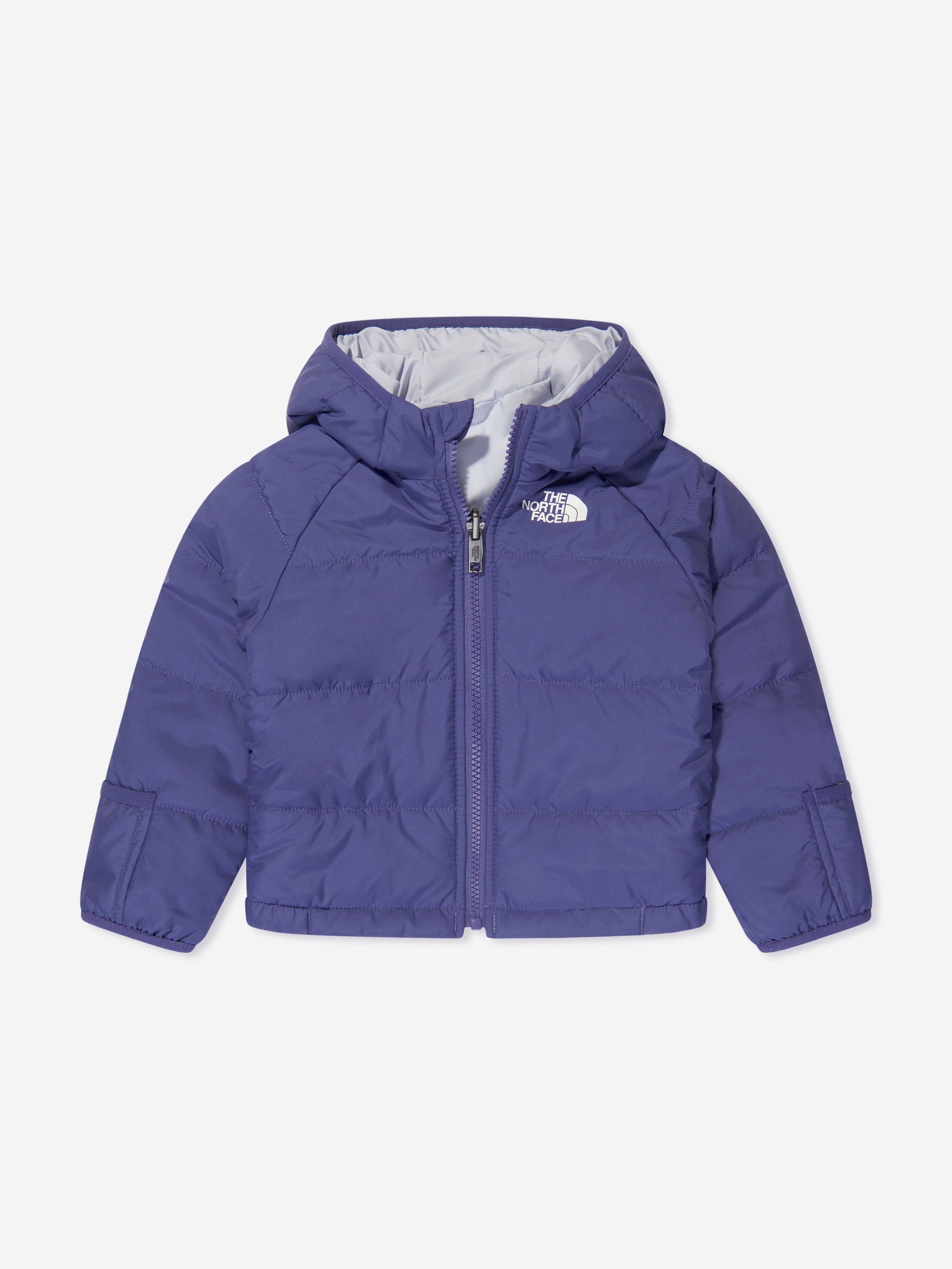 The North Face Baby Reversible Perrito Hooded Jacket in Blue