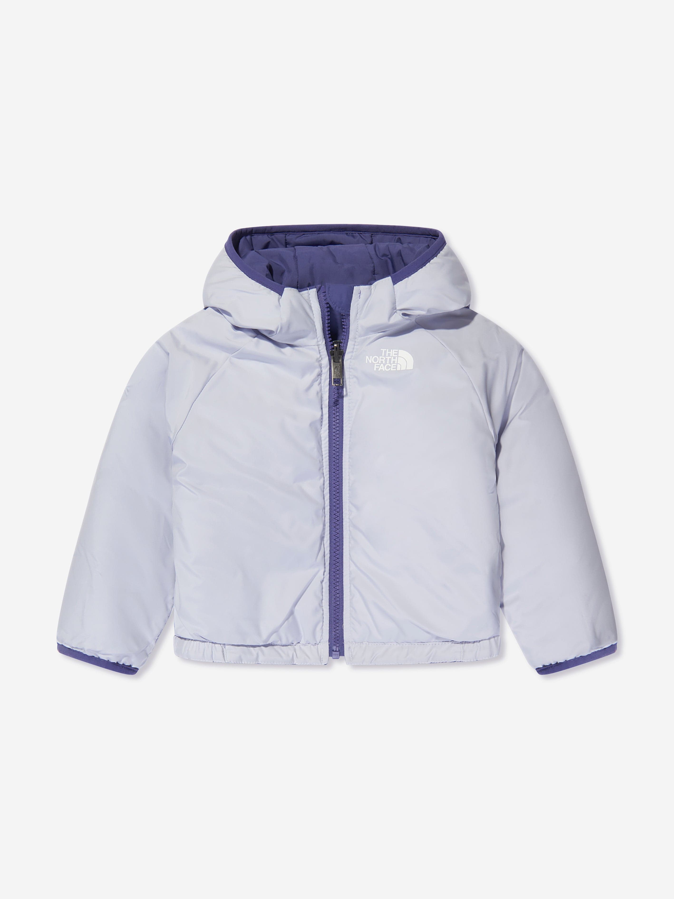 The North Face Baby Reversible Perrito Hooded Jacket in Blue