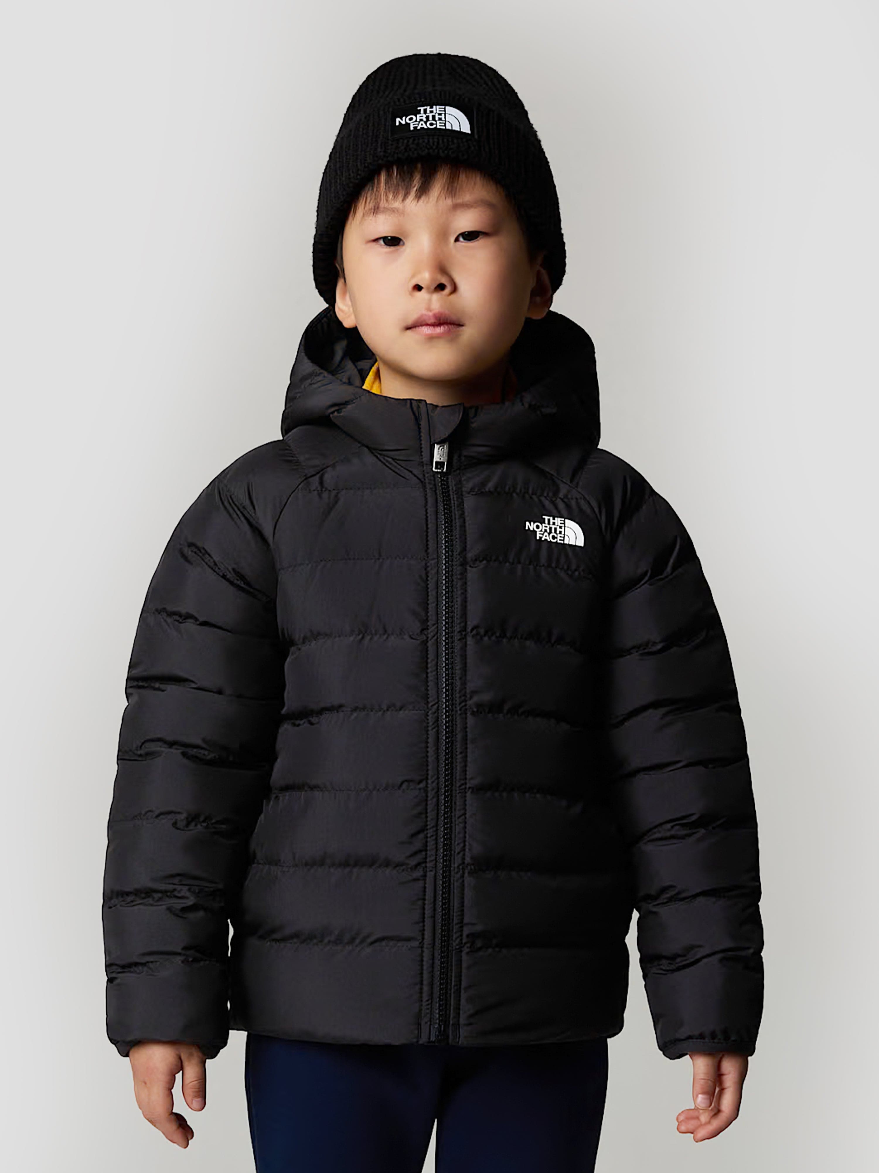 Boys Reversible Perrito Hooded Jacket in Black