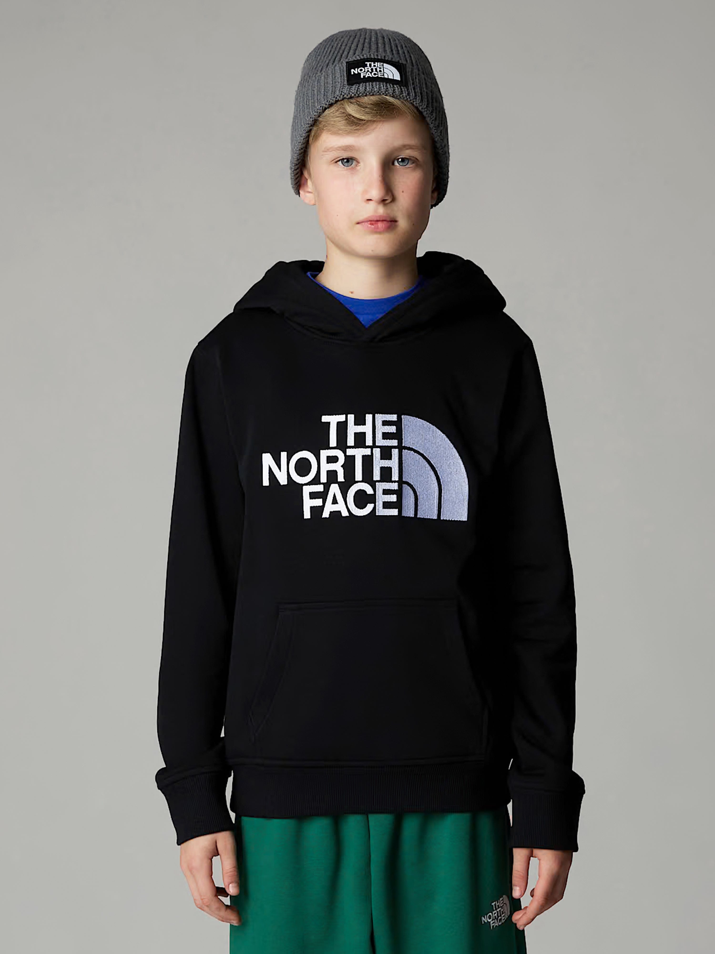 The North Face Boys Drew Peak Hoodie in Black