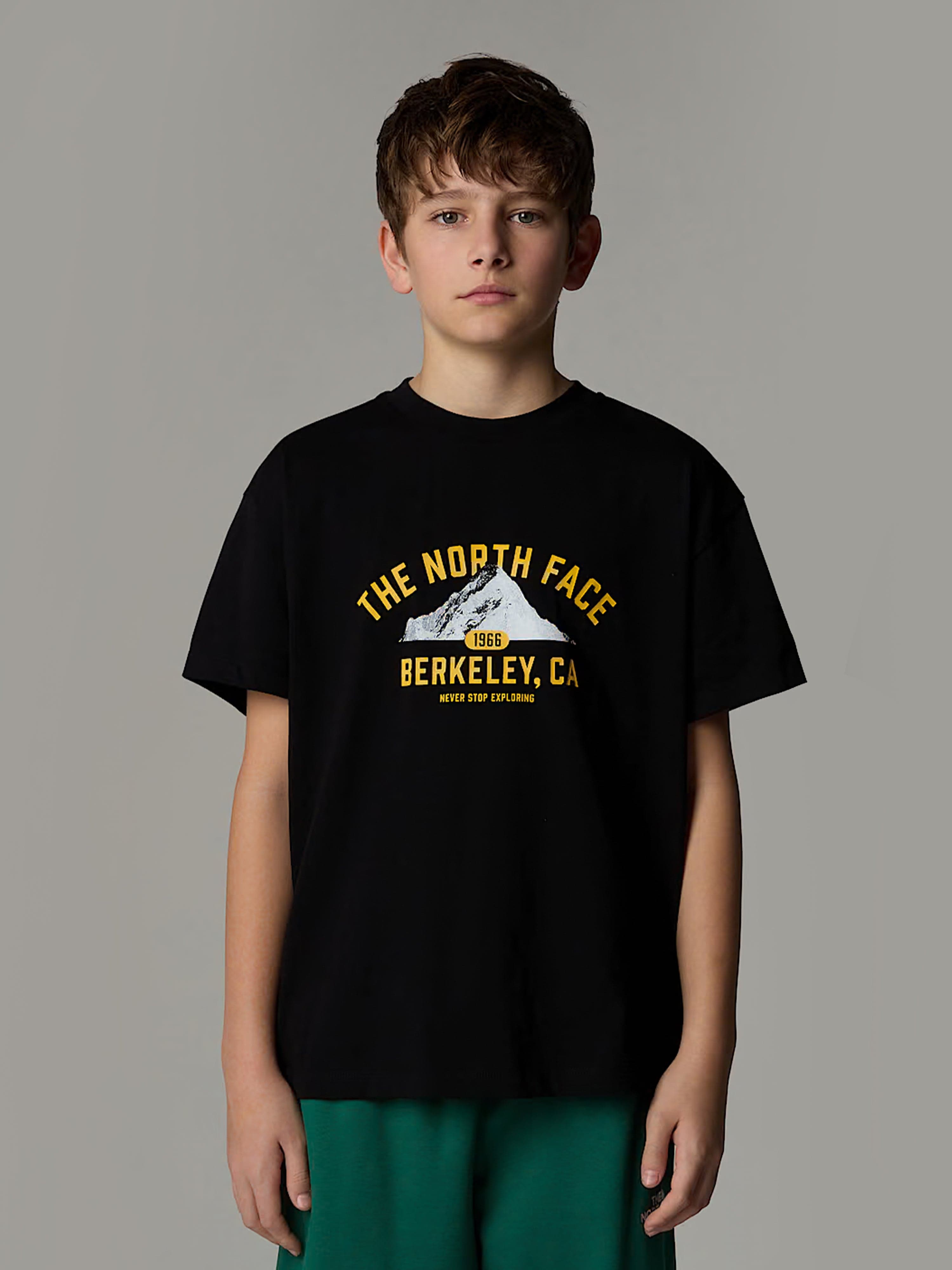 The North Face Kids Varsirty Graphic Oversized T-Shirt in Black