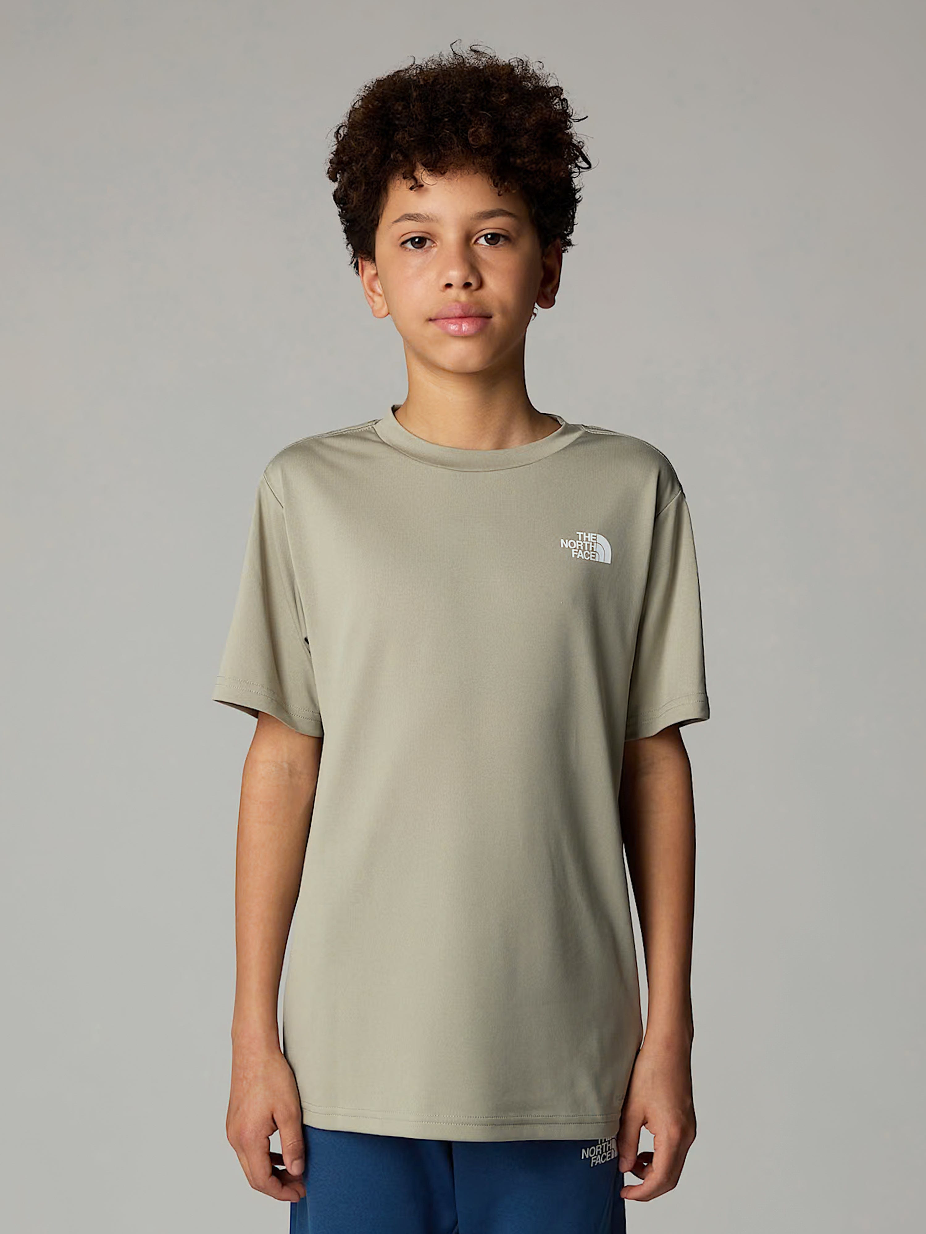 The North Face Boys Reaxion T-Shirt in Beige