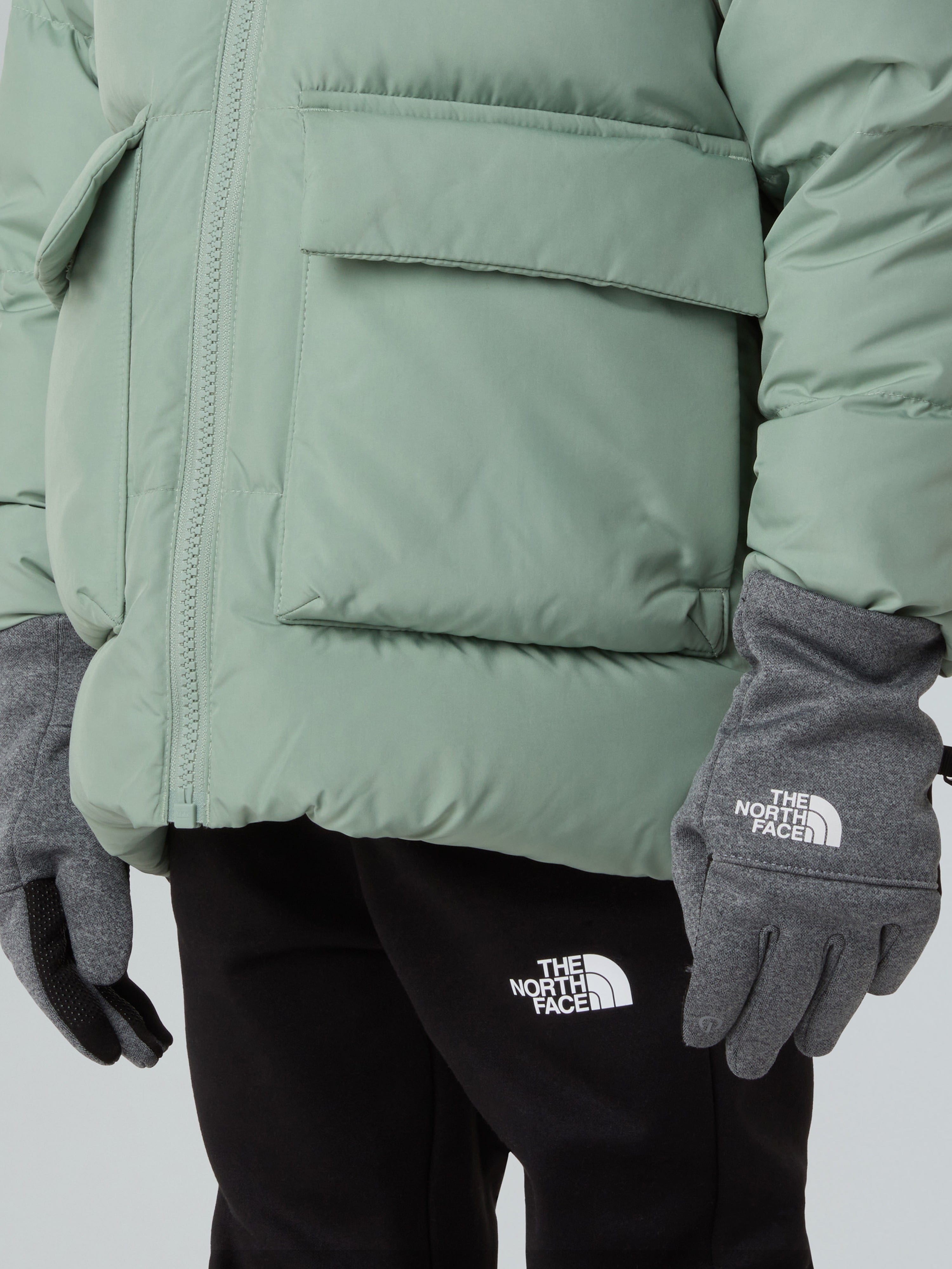 The North Face Kids Recycled Etip Gloves in Grey