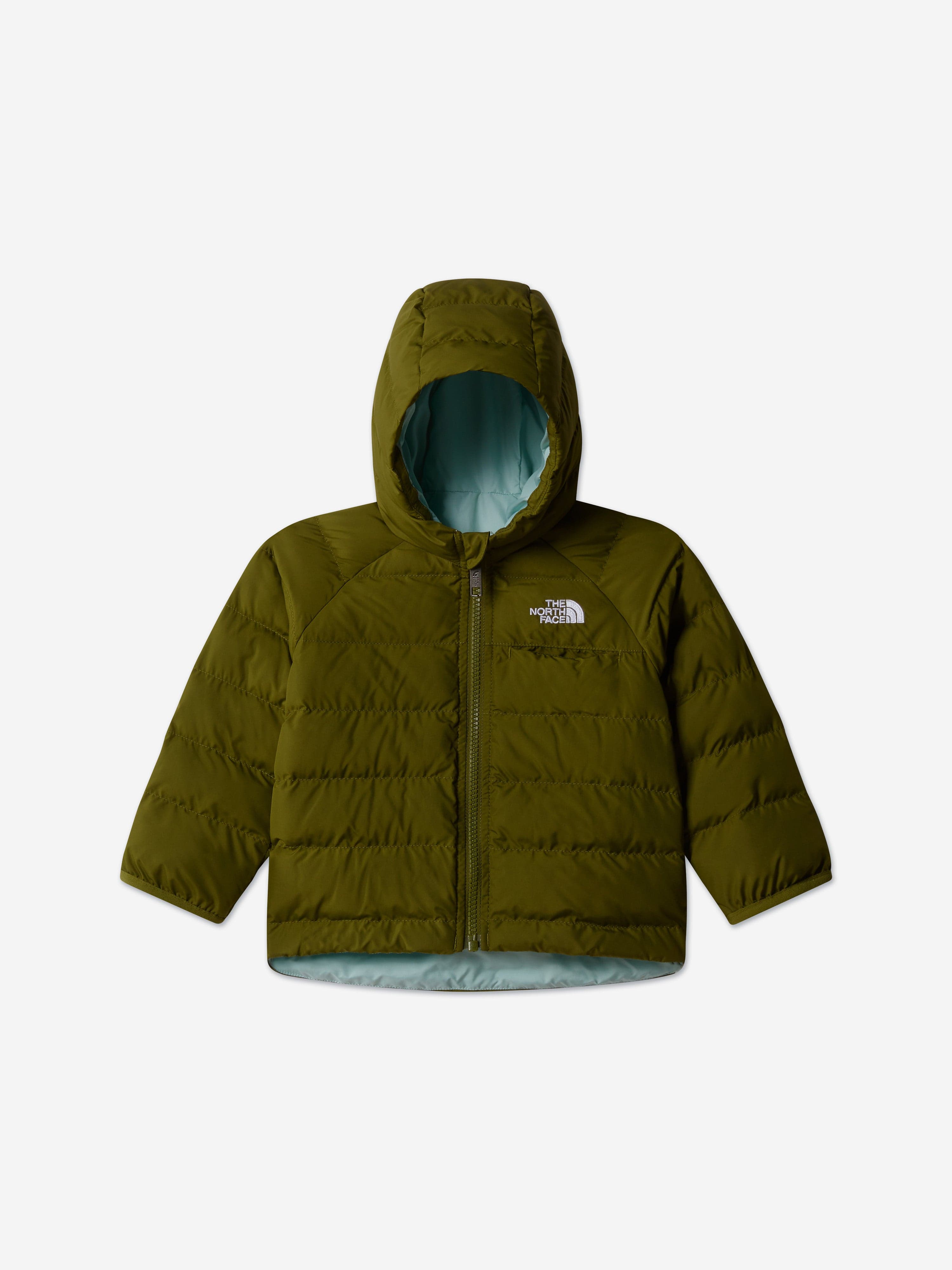 The North Face Baby Boys Reversible Perrito Hooded Jacket in Green
