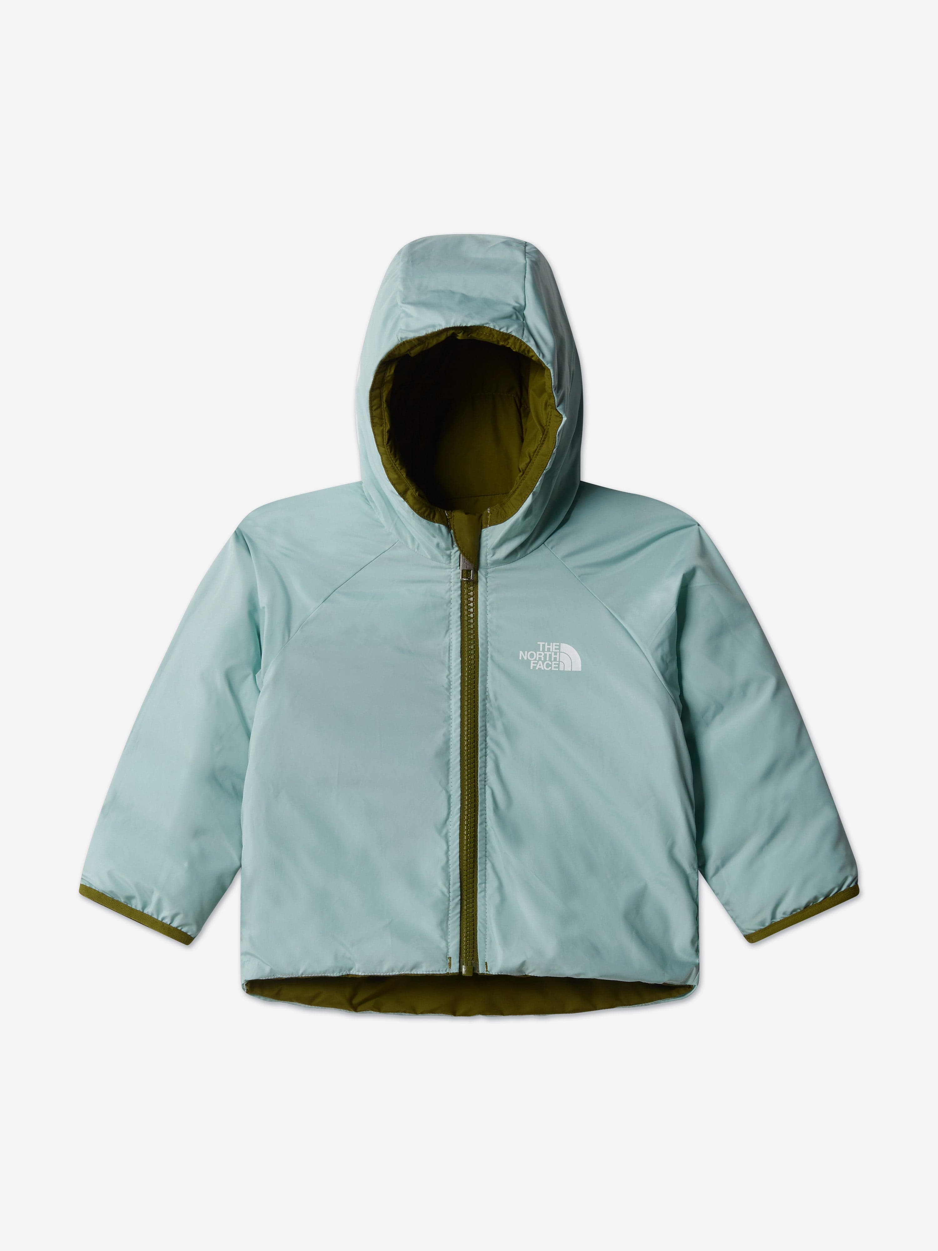 The North Face Baby Boys Reversible Perrito Hooded Jacket in Green