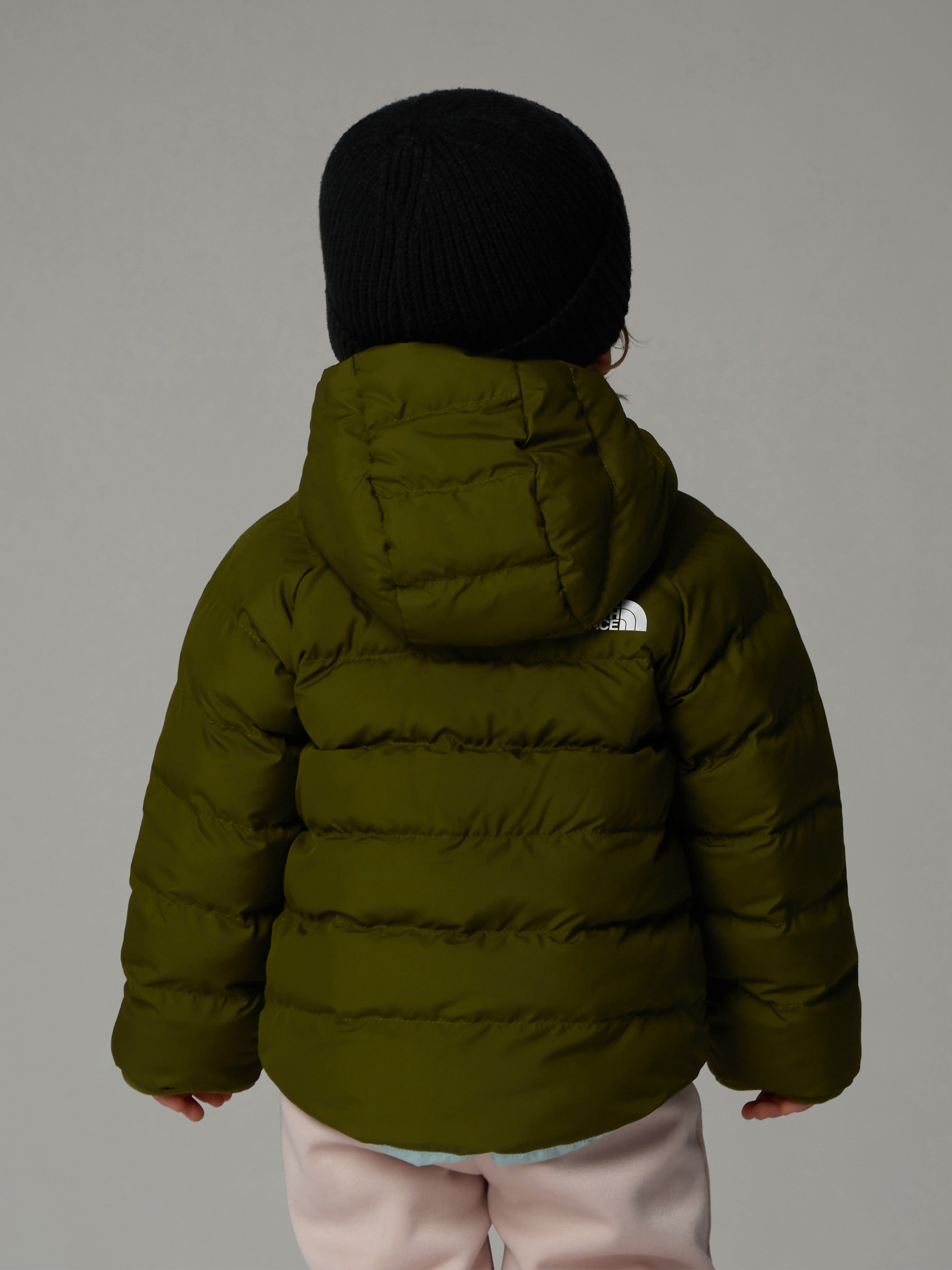 The North Face Baby Boys Reversible Perrito Hooded Jacket in Green