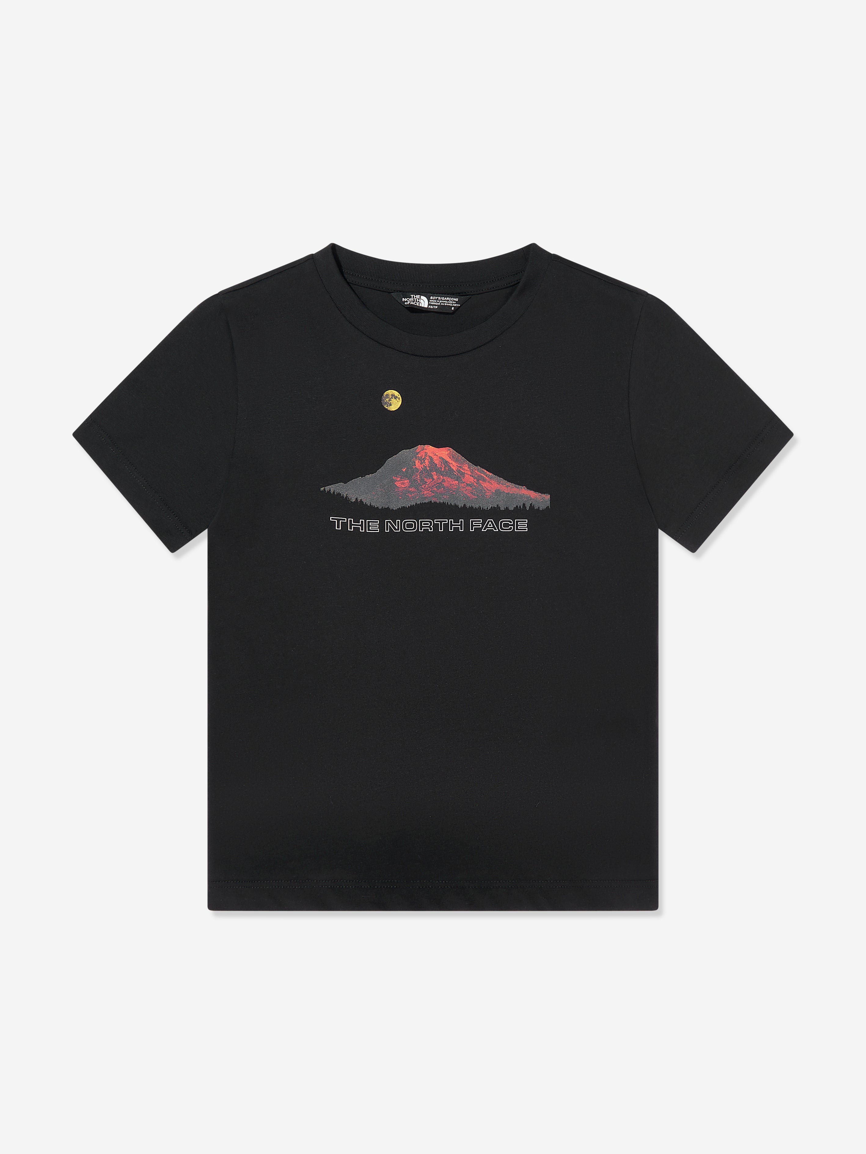 The North Face Boys Mountain Night Relaxed T-Shirt in Black