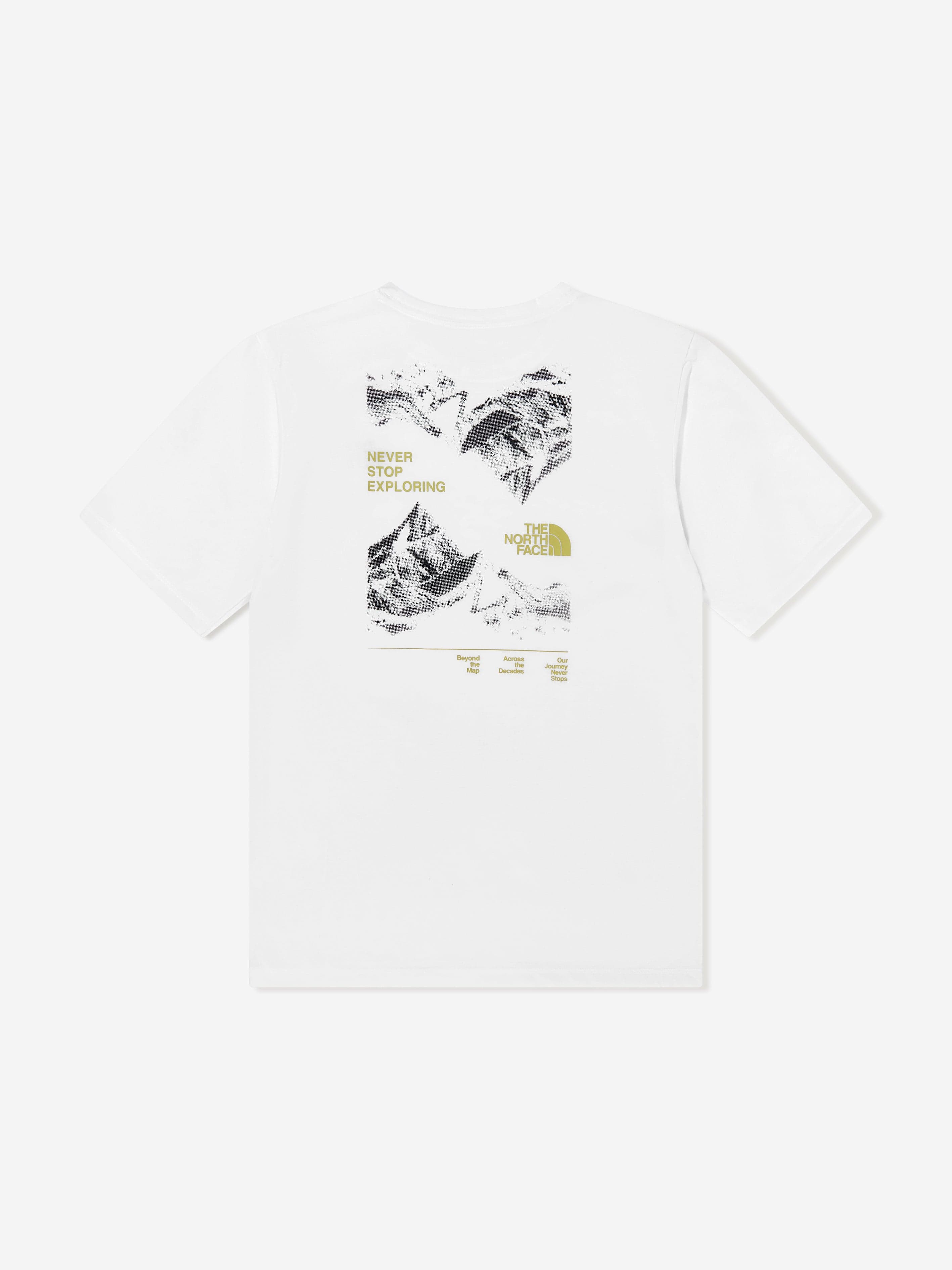 The North Face Boys Foundation Mount T-Shirt in White