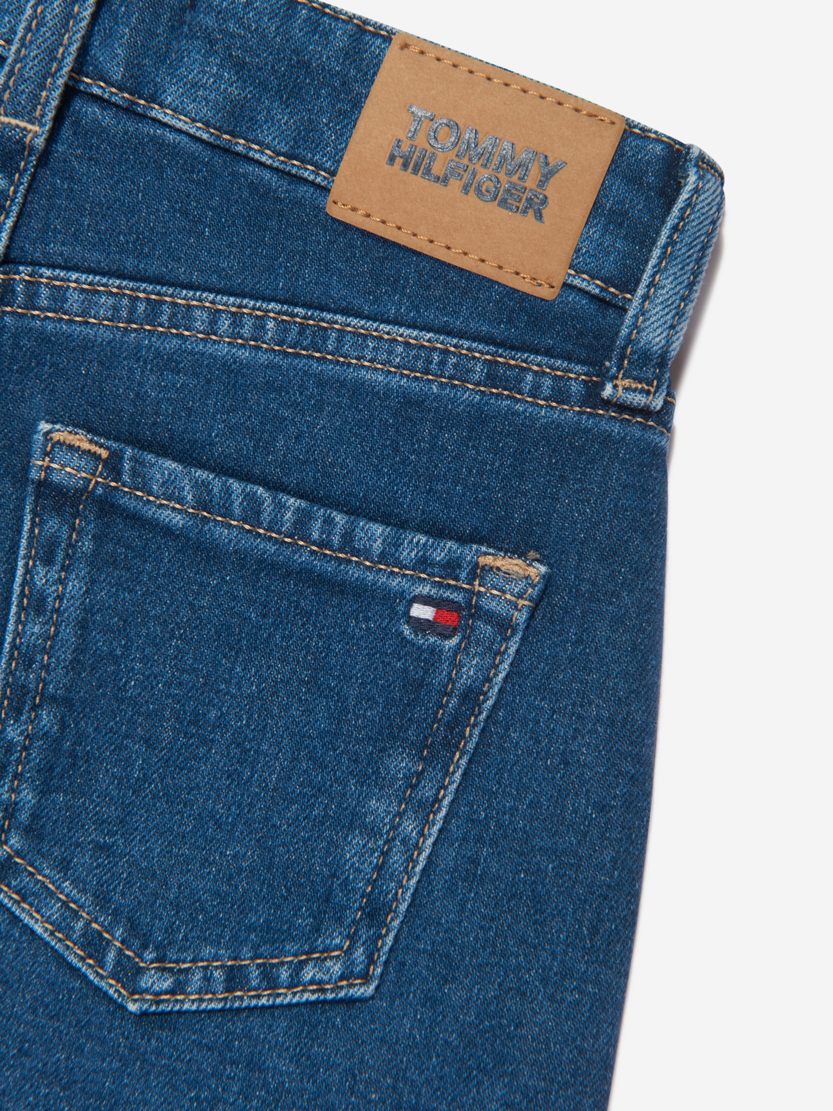 Tommy Hilfiger Boys Archive Clean Wash Jeans in Blue