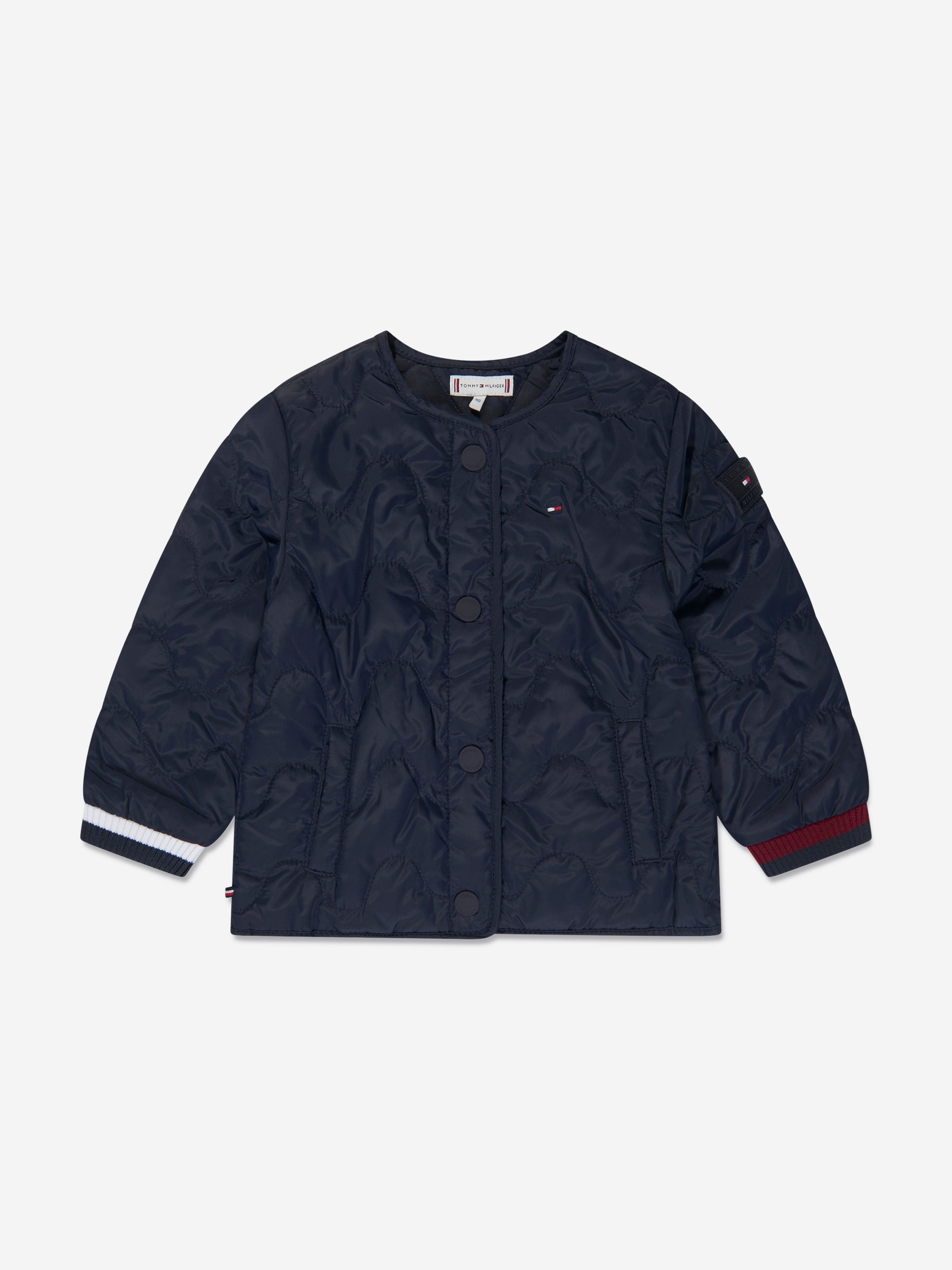 Tommy Hilfiger Baby Global Stripe Jacket in Navy