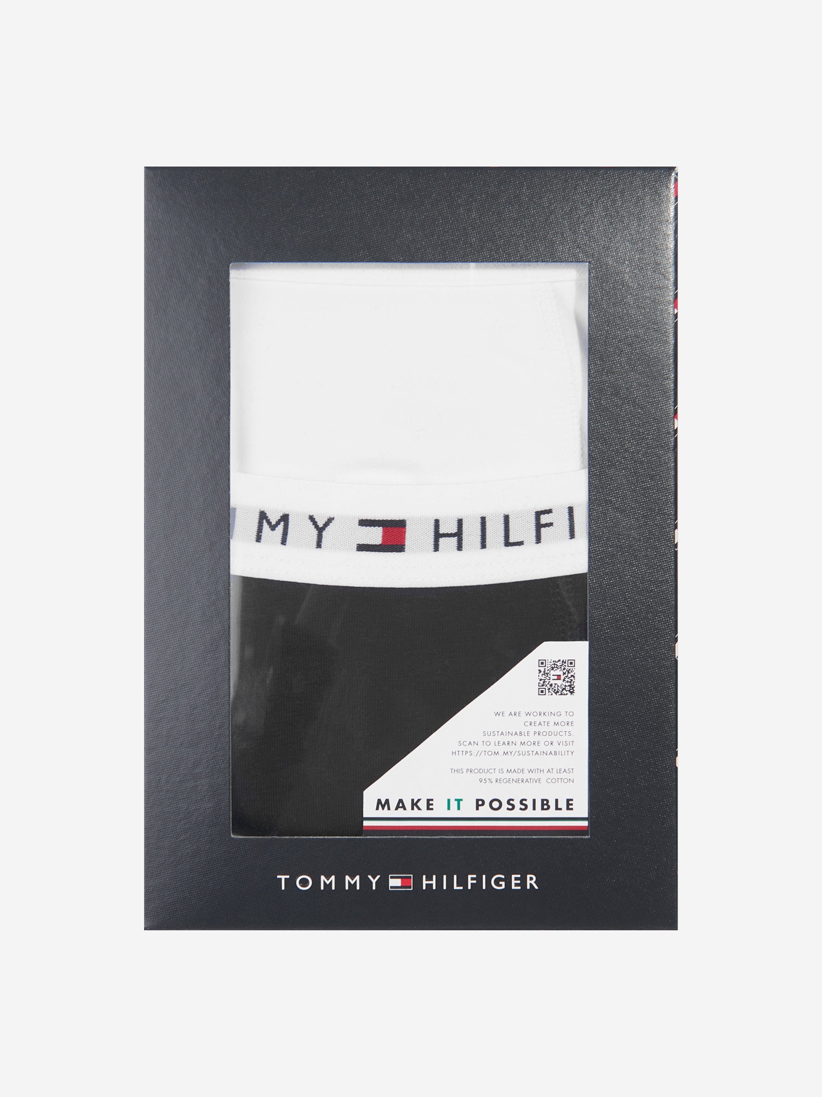 Tommy Hilfiger Boys 2 Pack Boxer Shorts Set in White