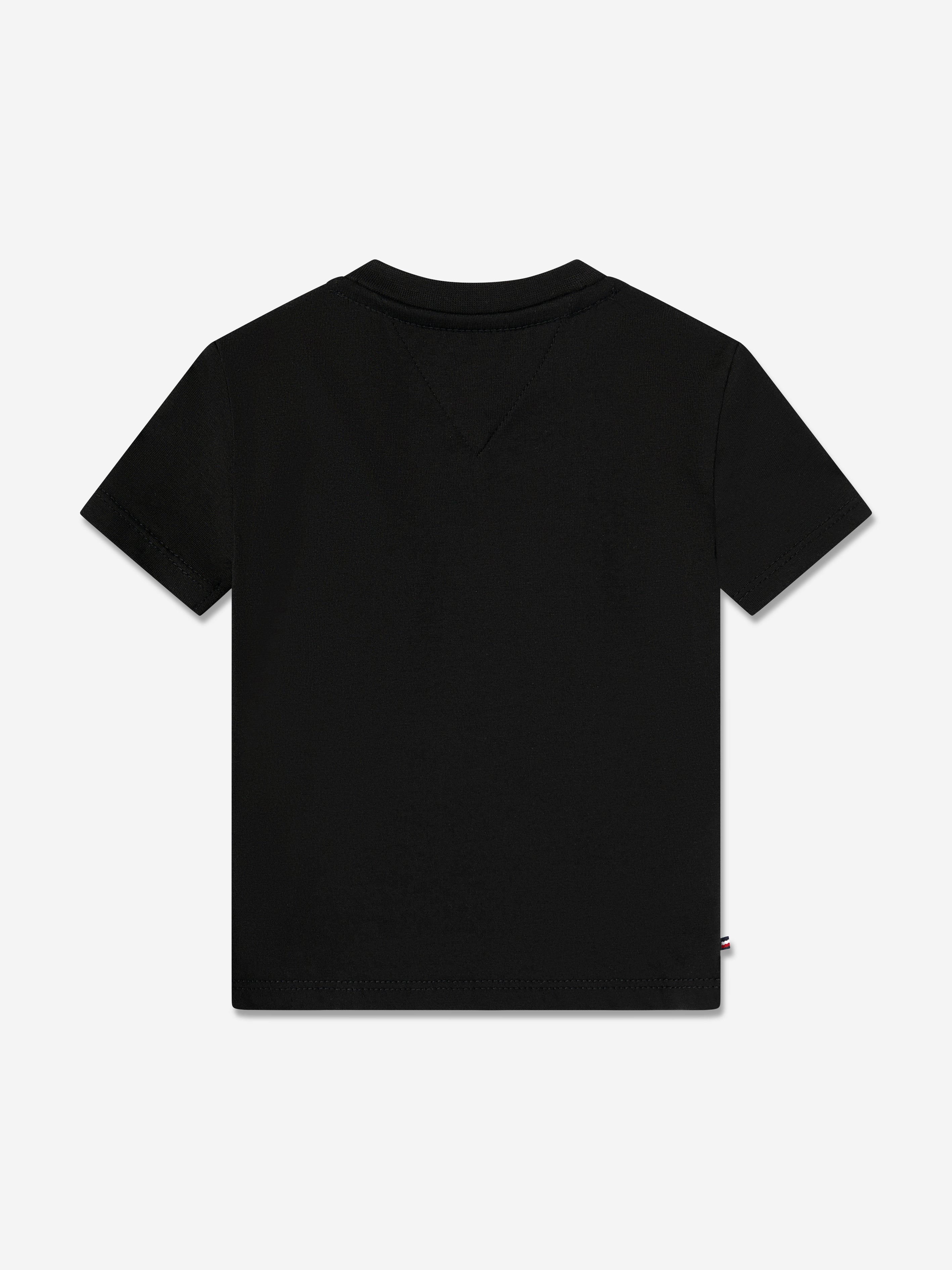 Tommy Hilfiger Baby Essential Logo T-Shirt in Black