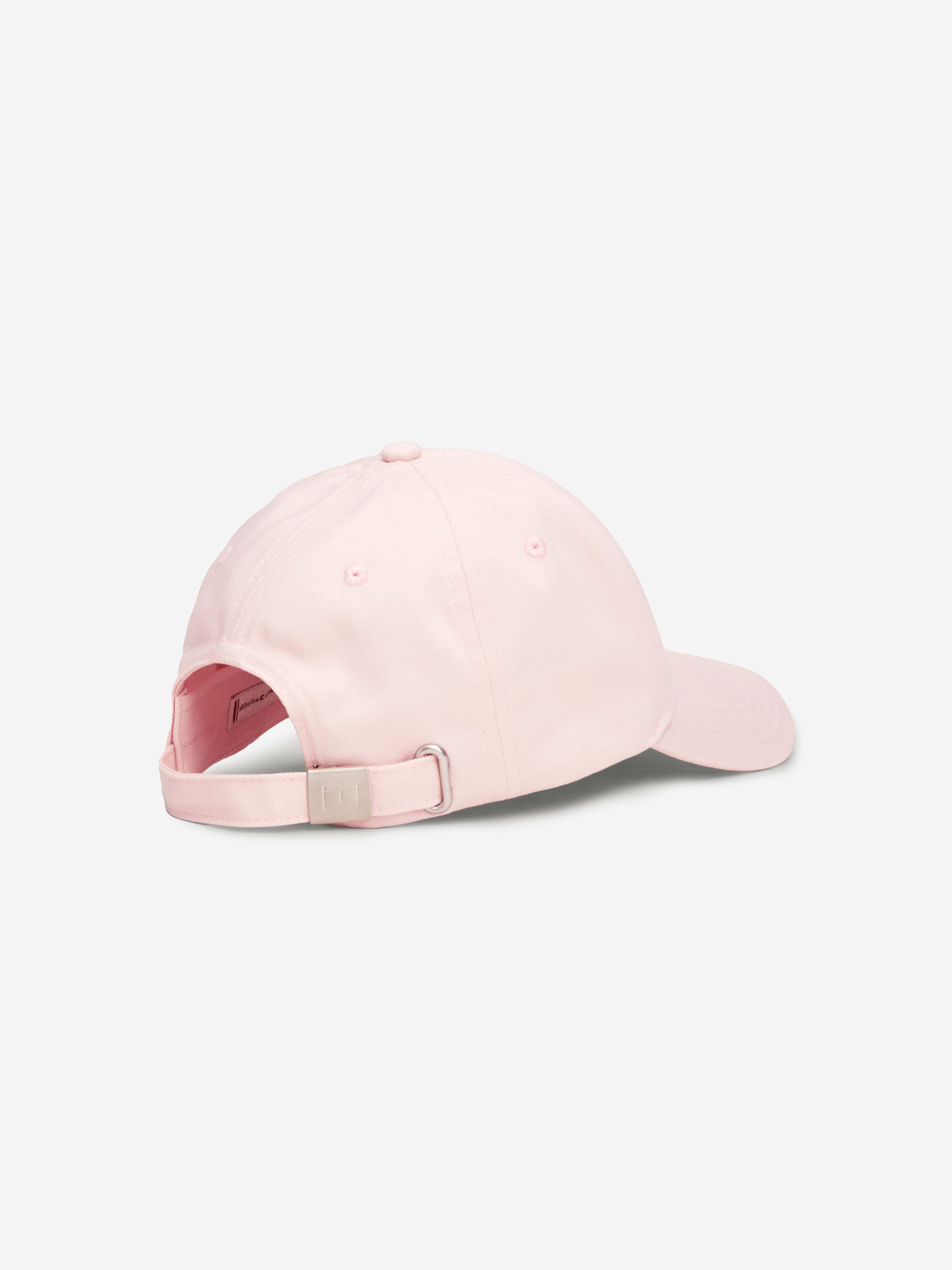 Tommy Hilfiger Girls Small Flag Logo Cap in Pink