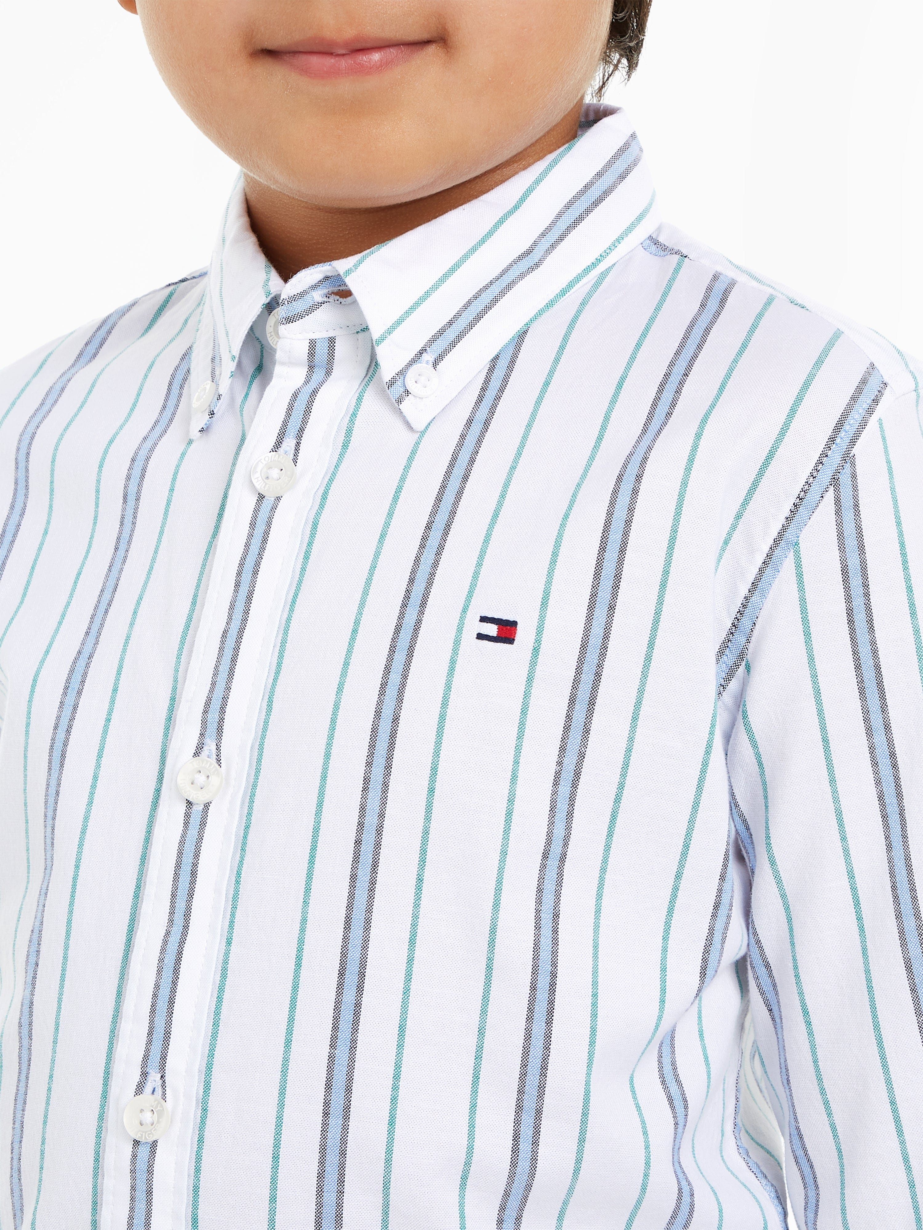 Tommy Hilfiger Boys Striped Shirt in Multicolour