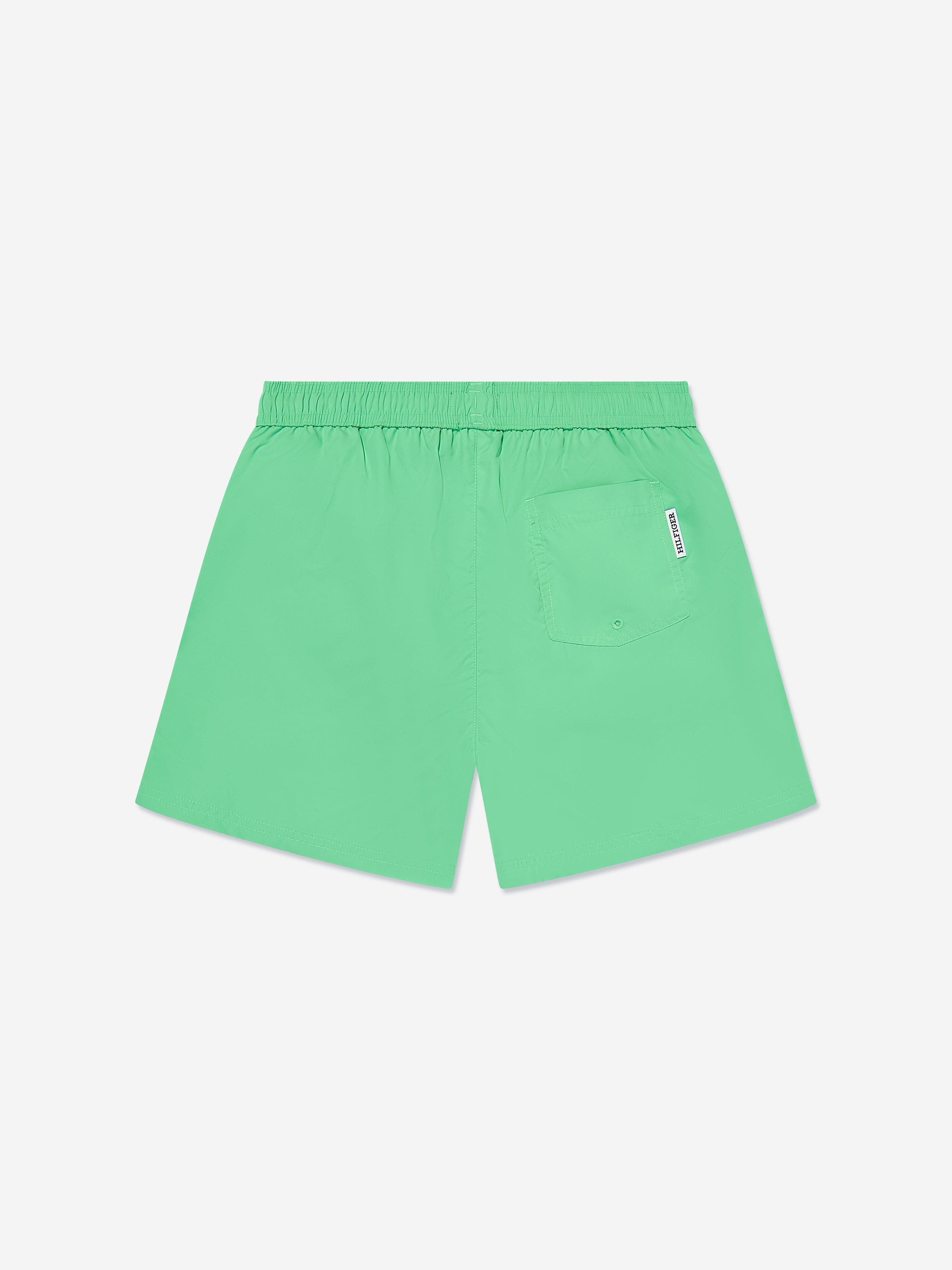 Tommy Hilfiger Boys Medium Drawstring Swim Shorts in Green