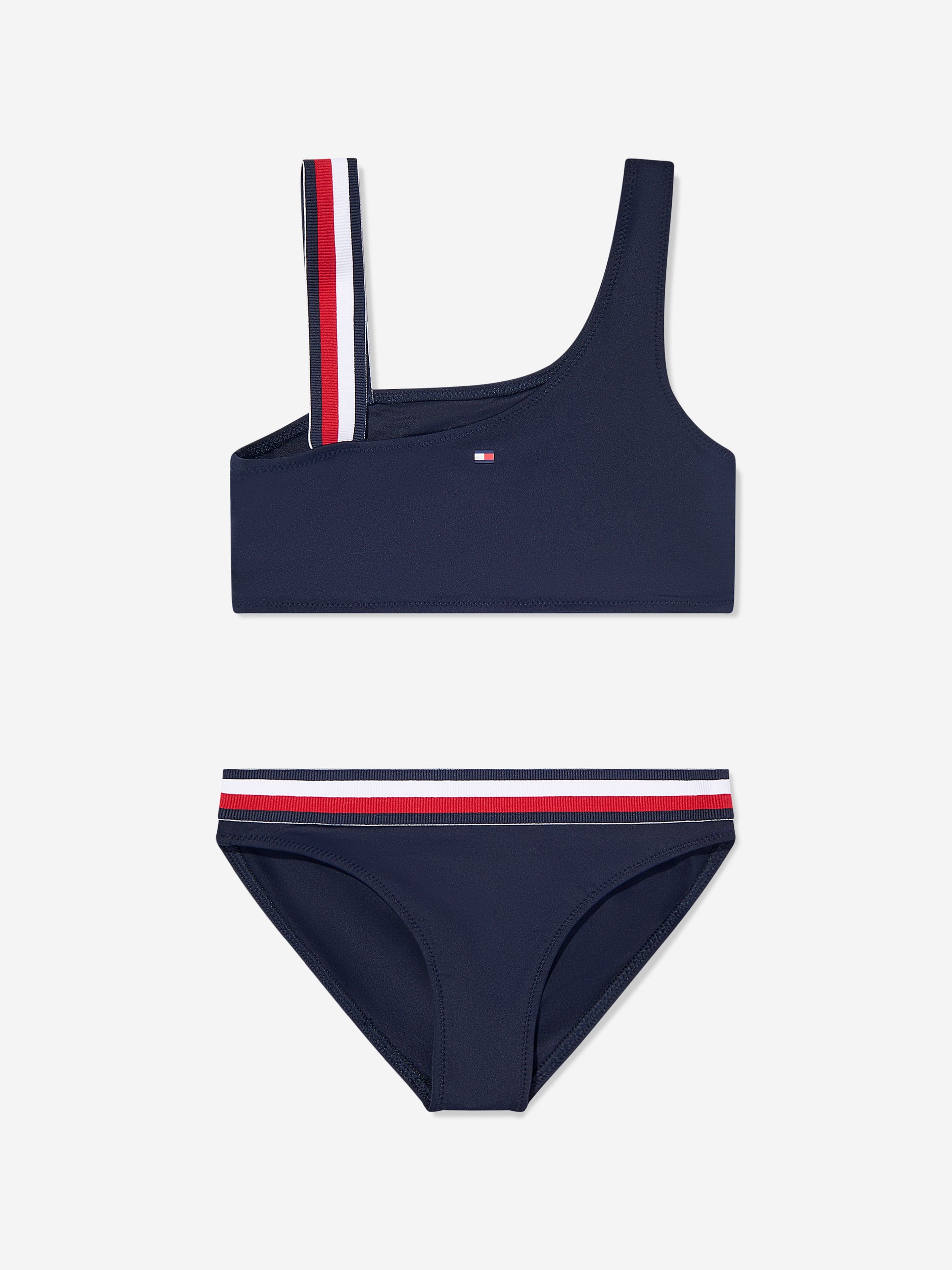 Tommy Hilfiger Girls Bralette Bikini Set in Navy