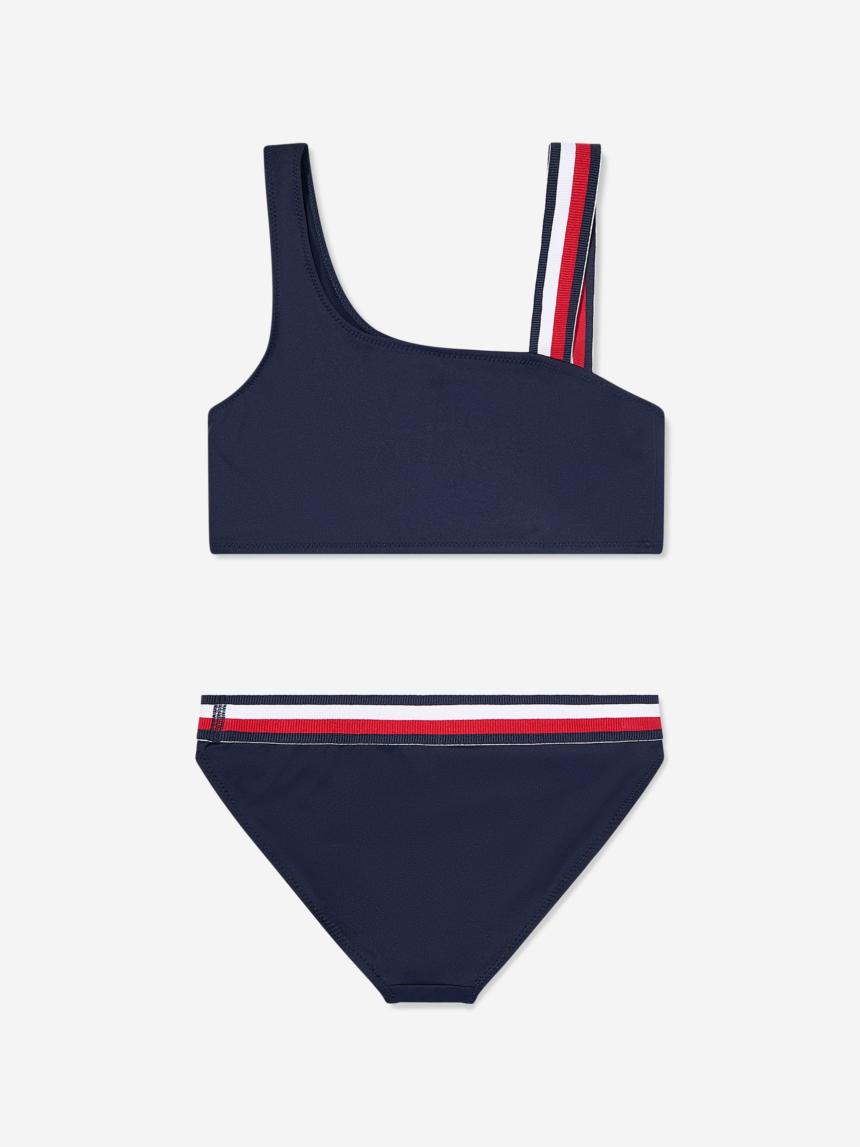 Tommy Hilfiger Girls Bralette Bikini Set in Navy