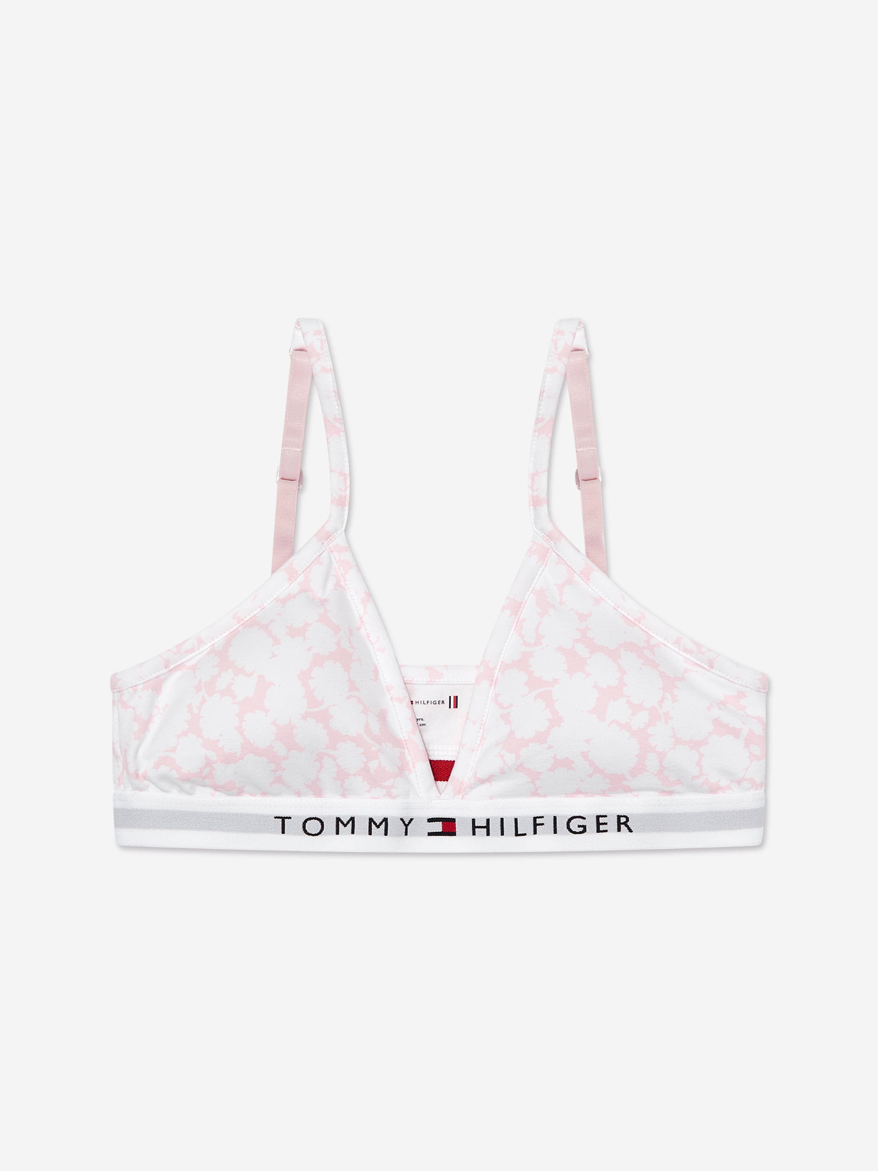 Tommy Hilfiger Girls Padded Triangle Bra in Pink