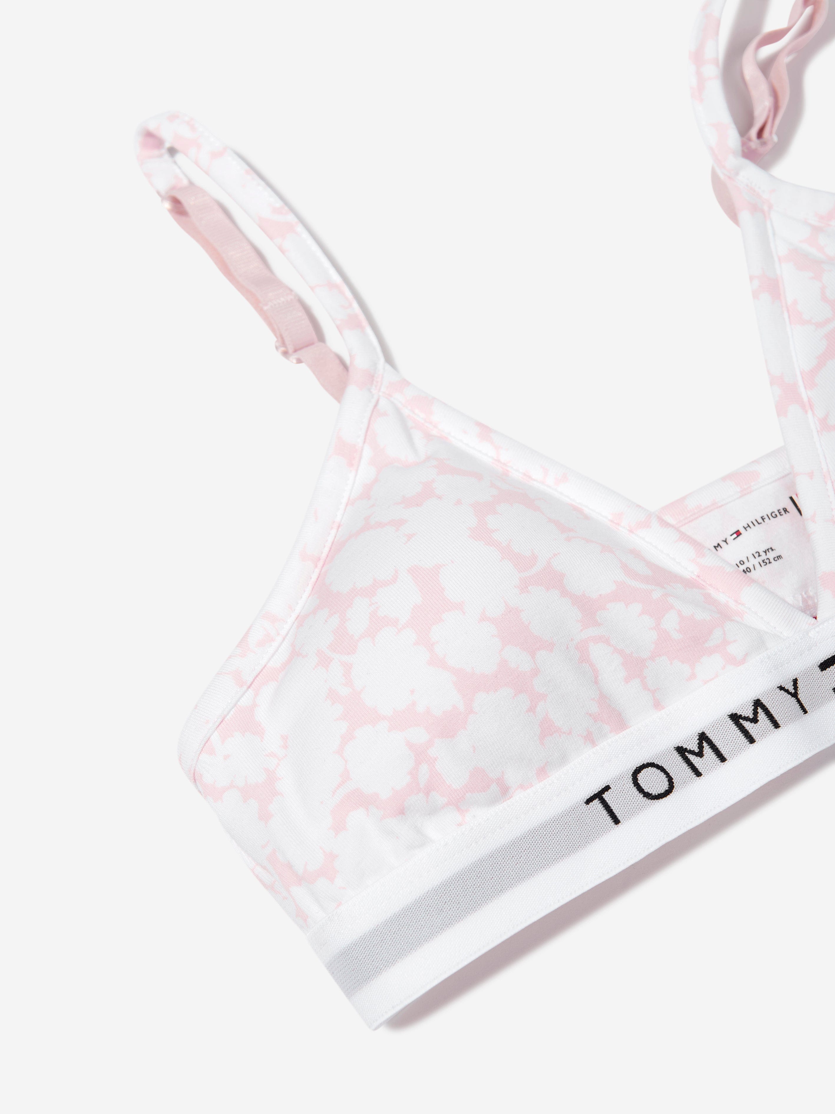 Tommy Hilfiger Girls Padded Triangle Bra in Pink