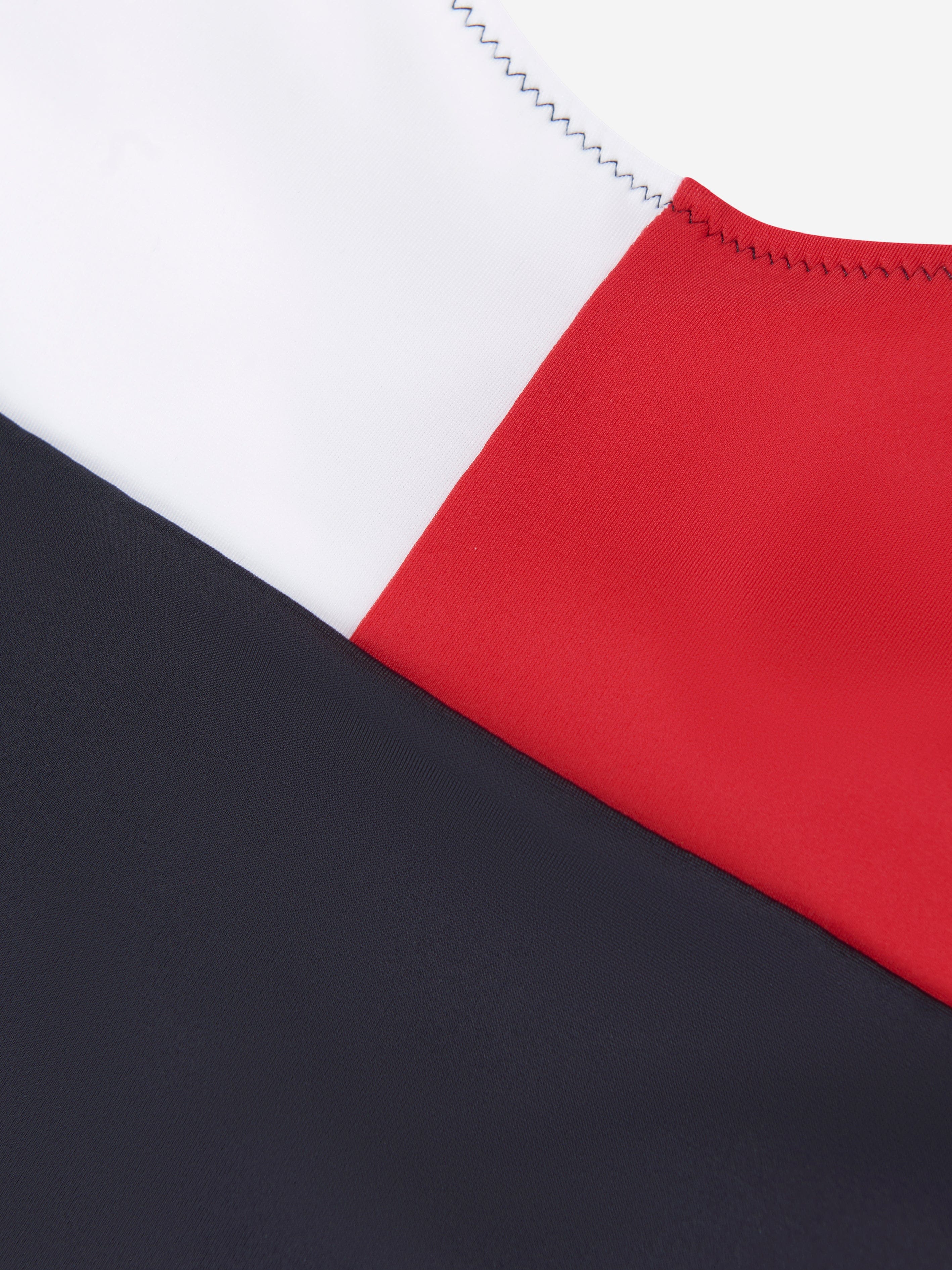 Tommy Hilfiger Girls Flag Swimsuit in Navy