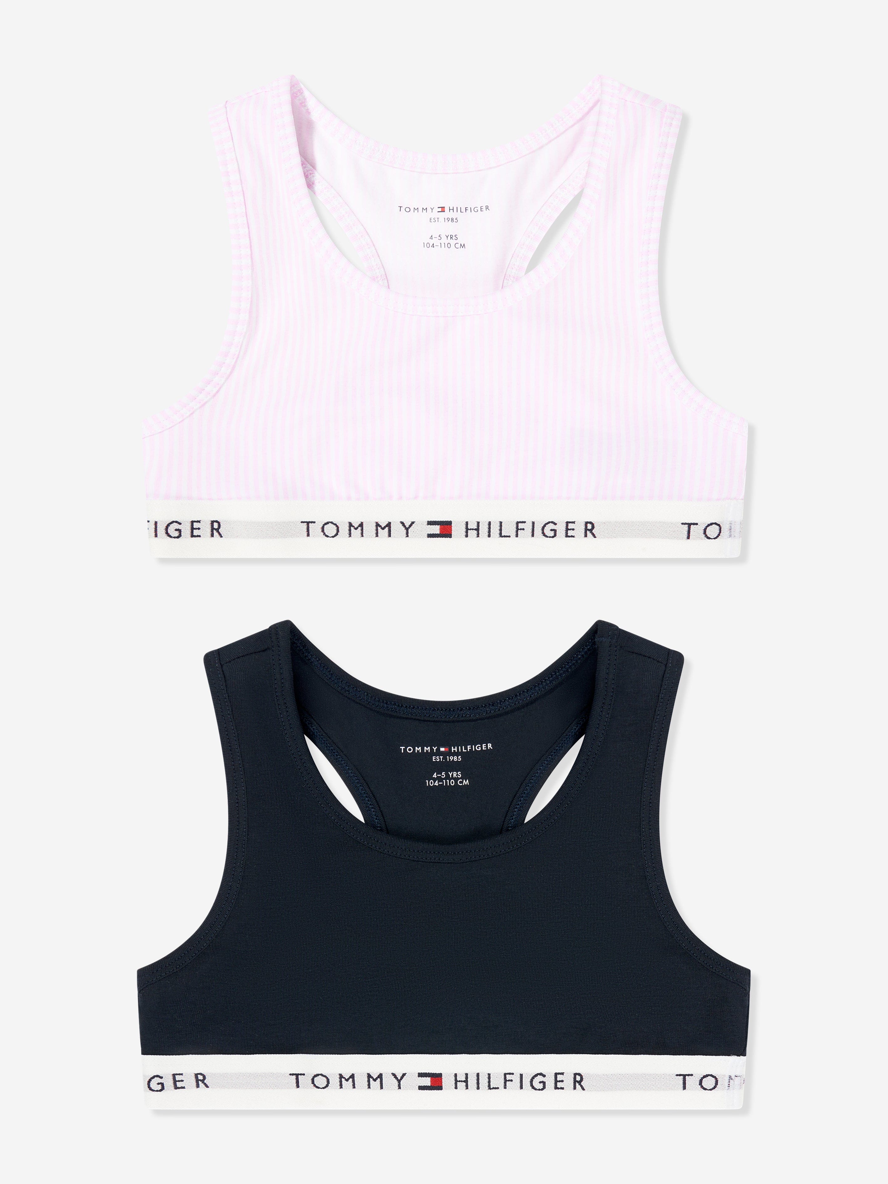 Tommy Hilfiger Girls 2 Pack Bralette Set in Multicolour