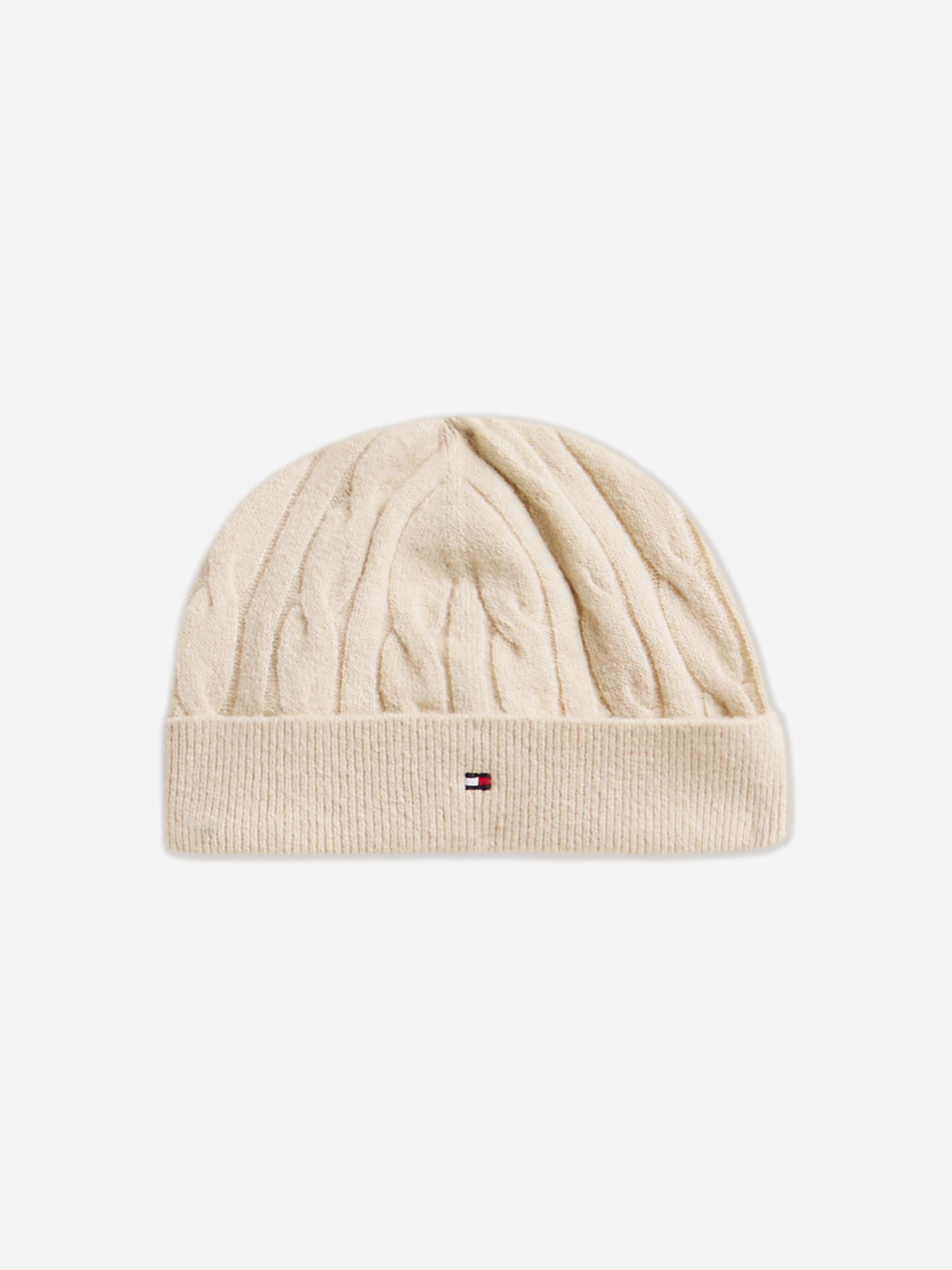 Tommy Hilfiger Baby Cable Knit Trouser Gift Set in Beige