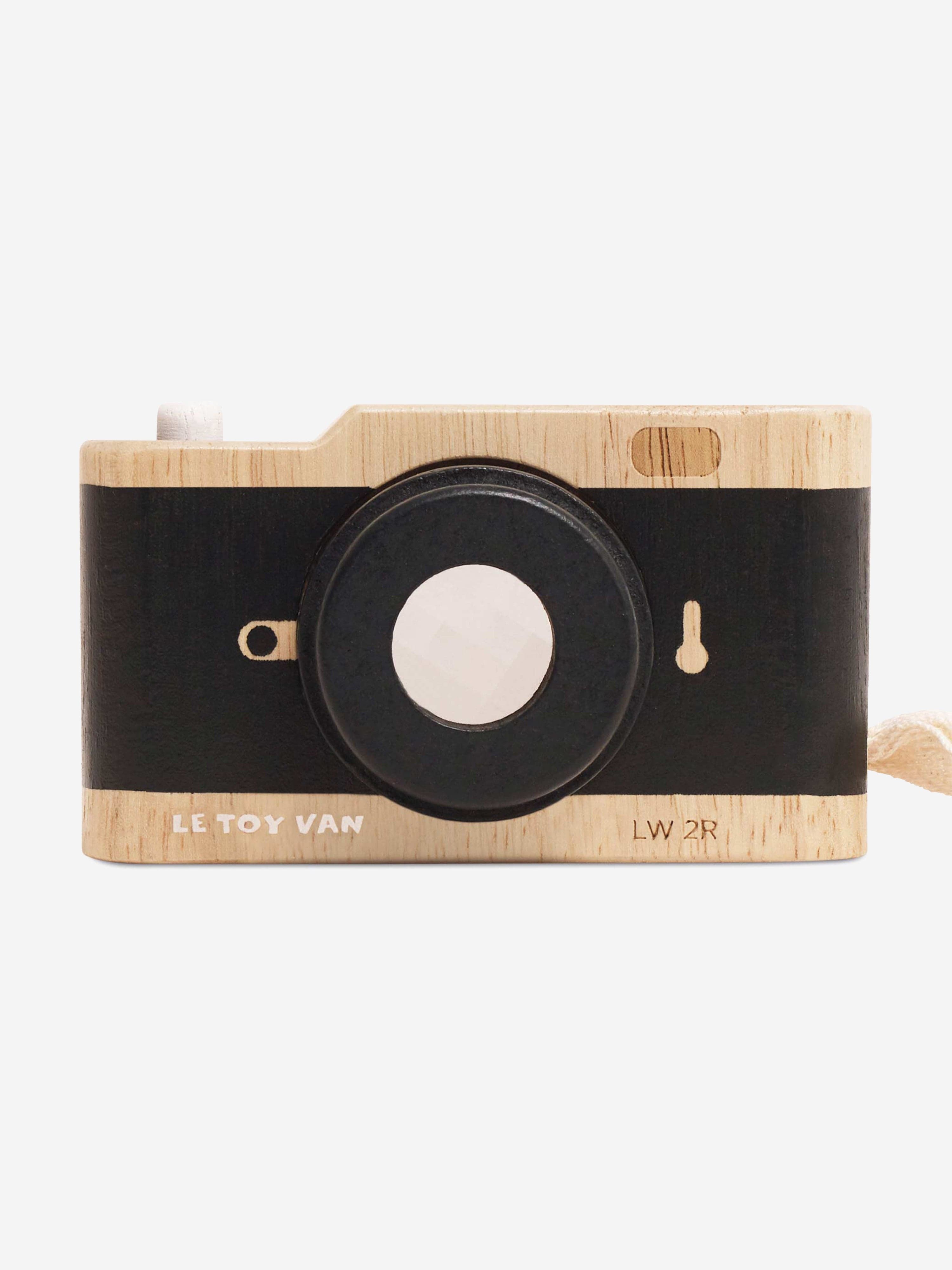 Le Toy Van Wooden Retro Camera (W:13 x D:8 x H:15cm)