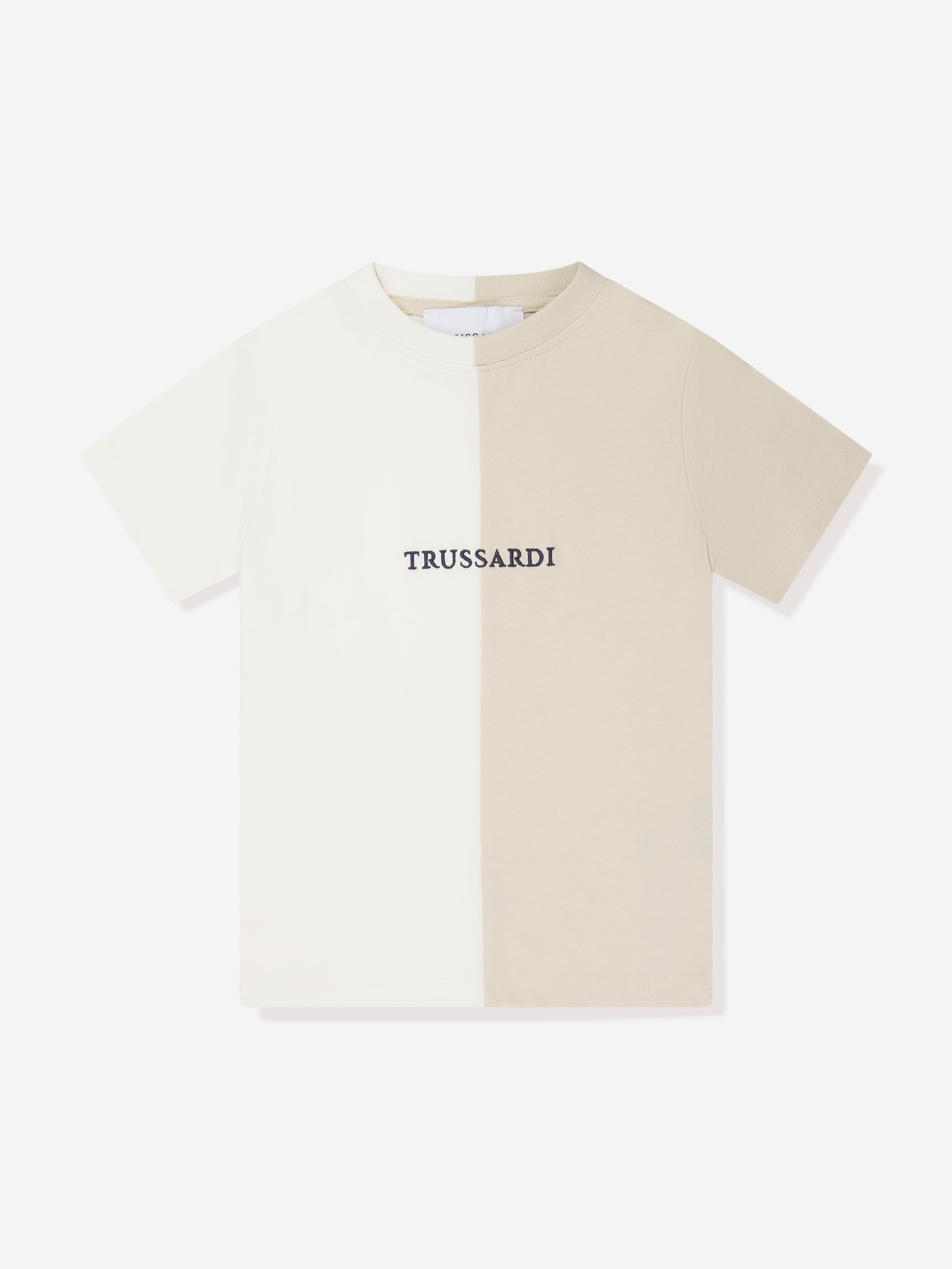 Trussardi Boys Kawil T-Shirt in Ivory