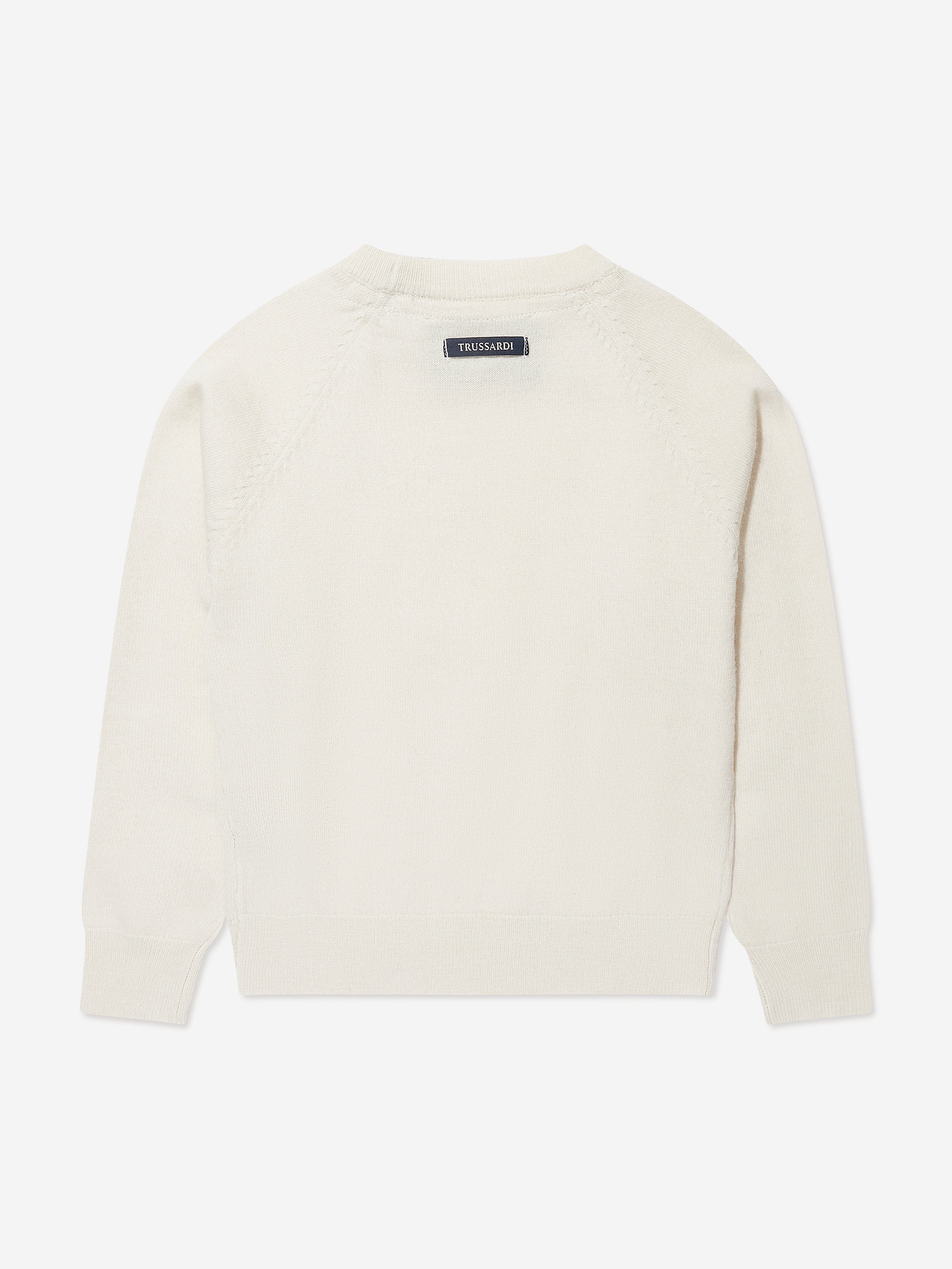 Trussardi Boys Hershel Sweatshirt in Ivory