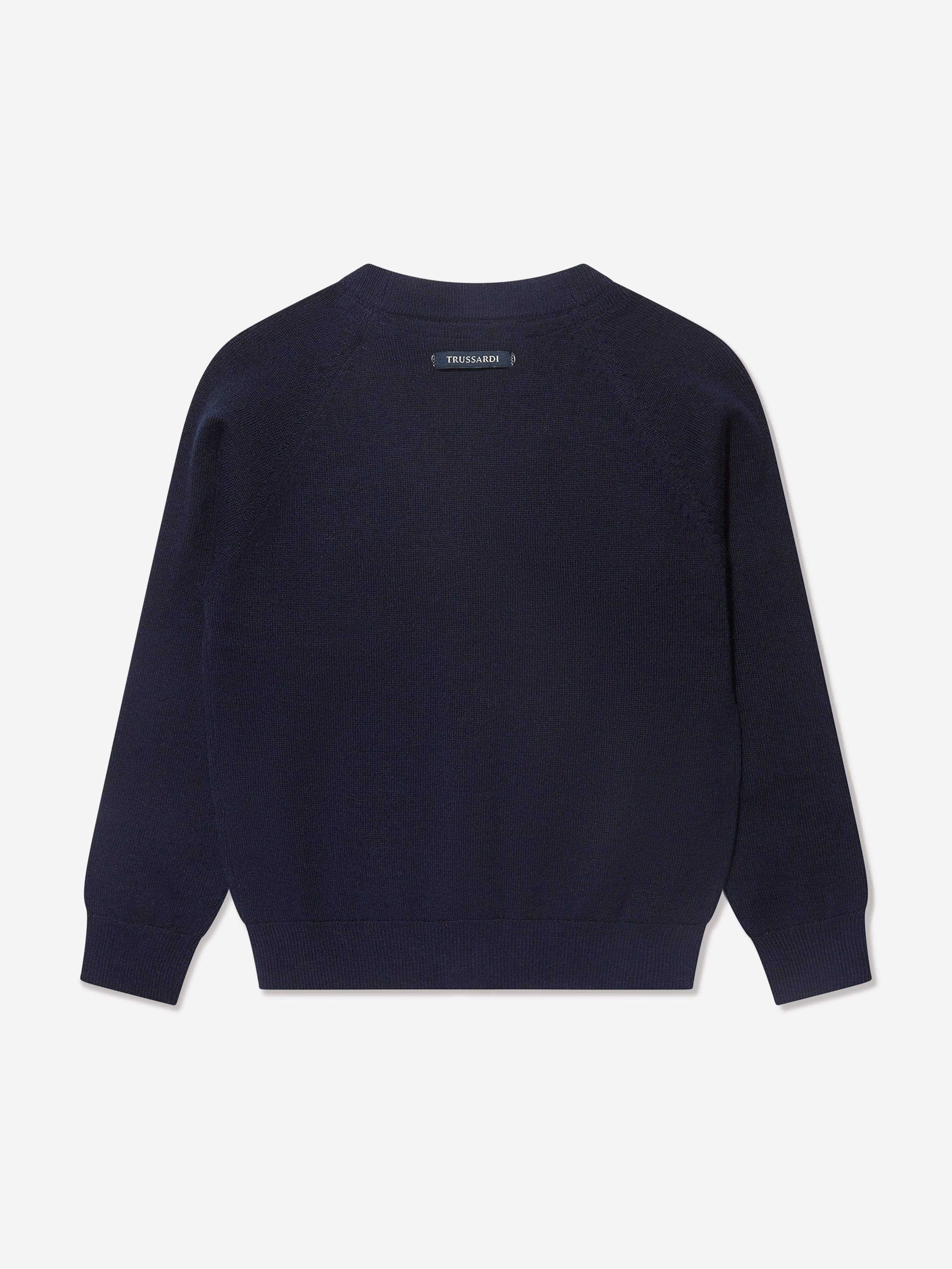 Trussardi Boys Menkent Cardigan in Navy