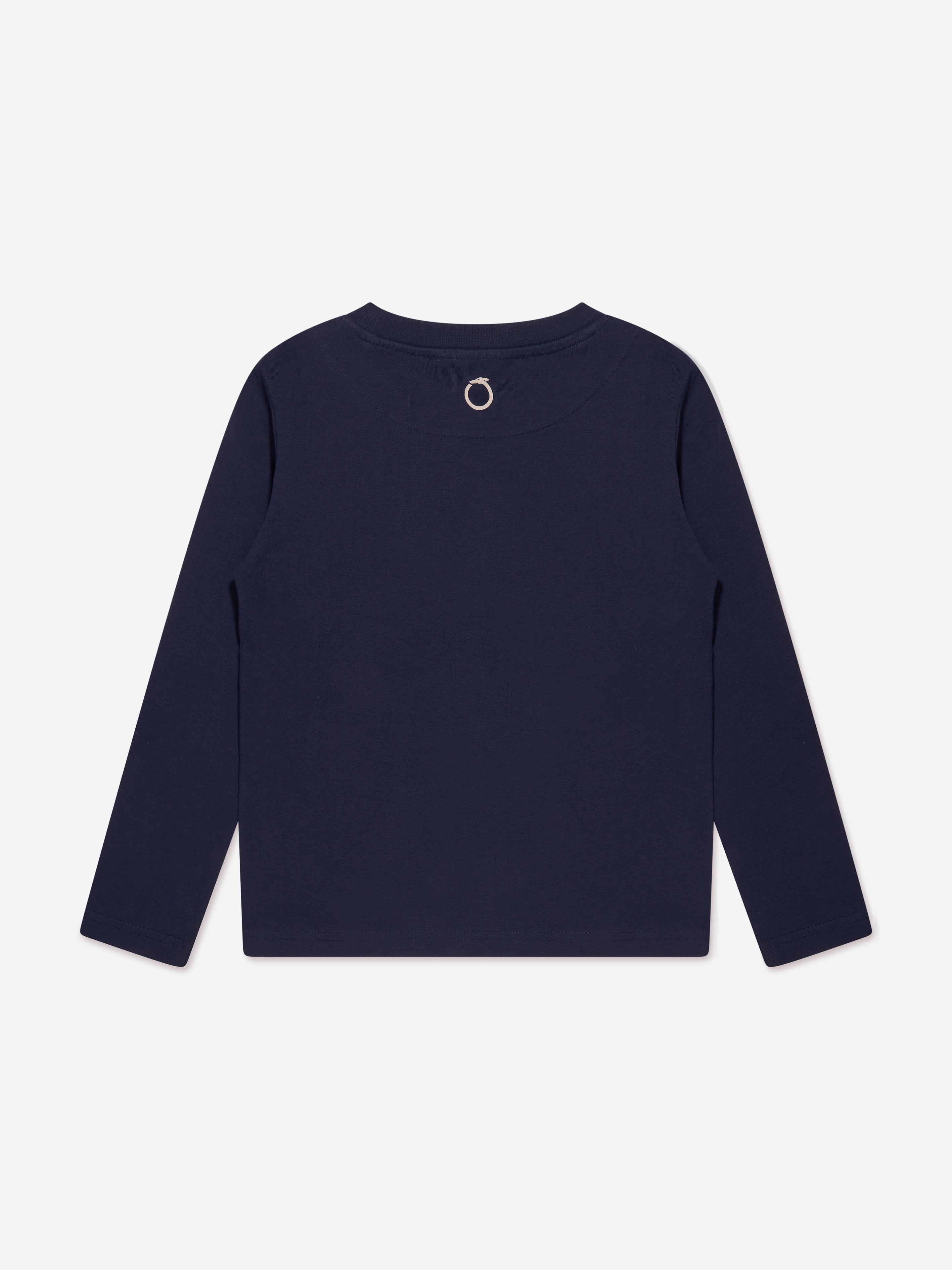 Trussardi Boys Beid Long Sleeve T-Shirt in Navy