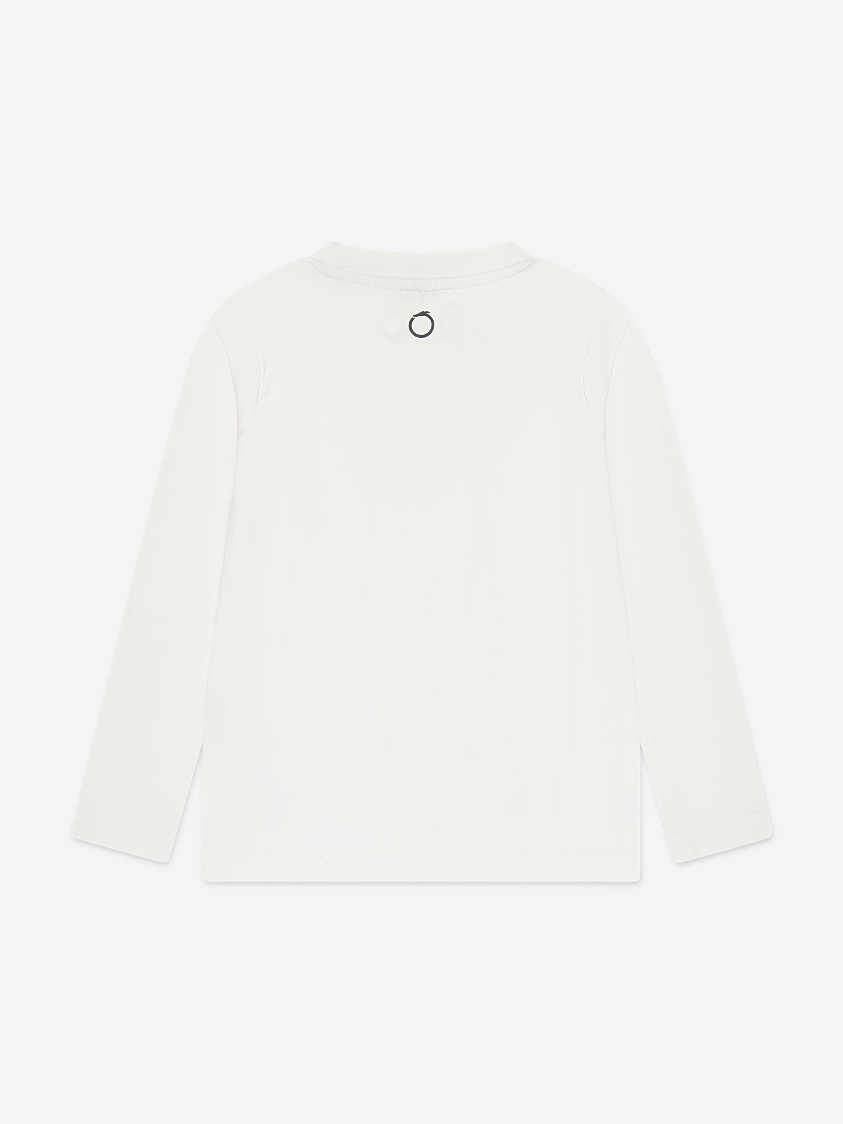 Trussardi Boys Beid Long Sleeve T-Shirt in Ivory