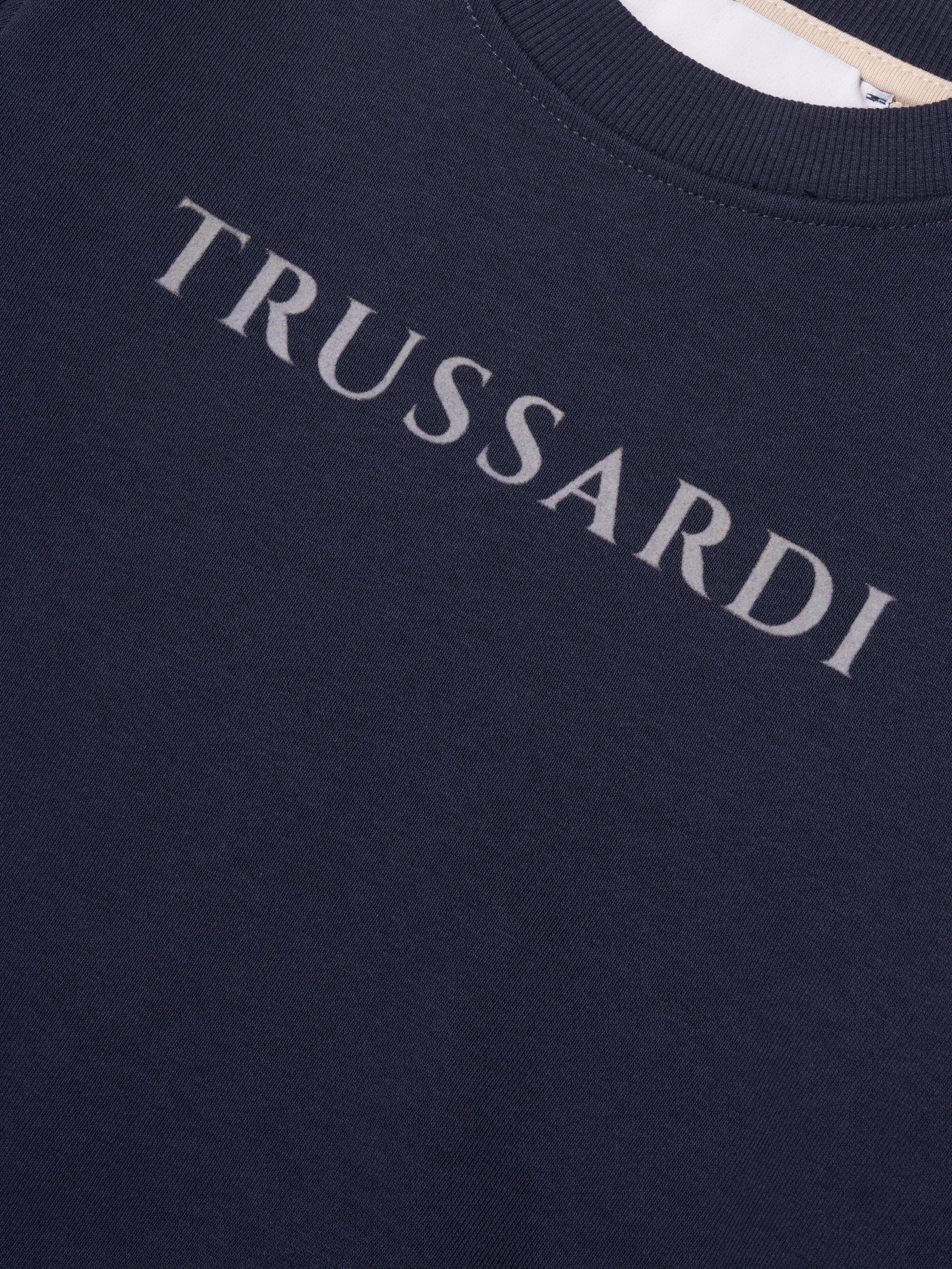 Trussardi Boys Camaz Sweatshirt in Navy